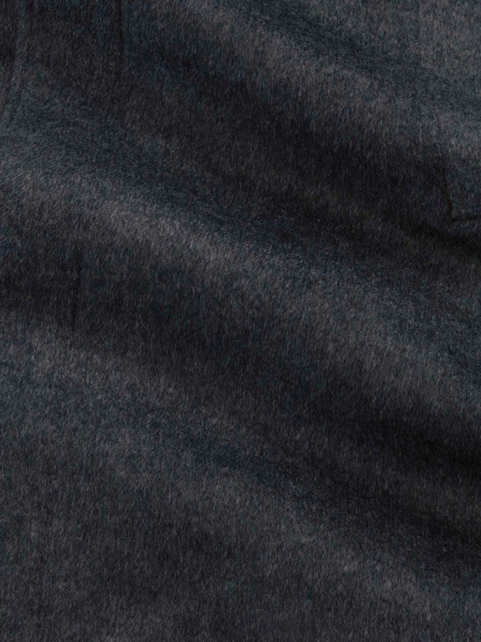 throat-latch single-breasted coat