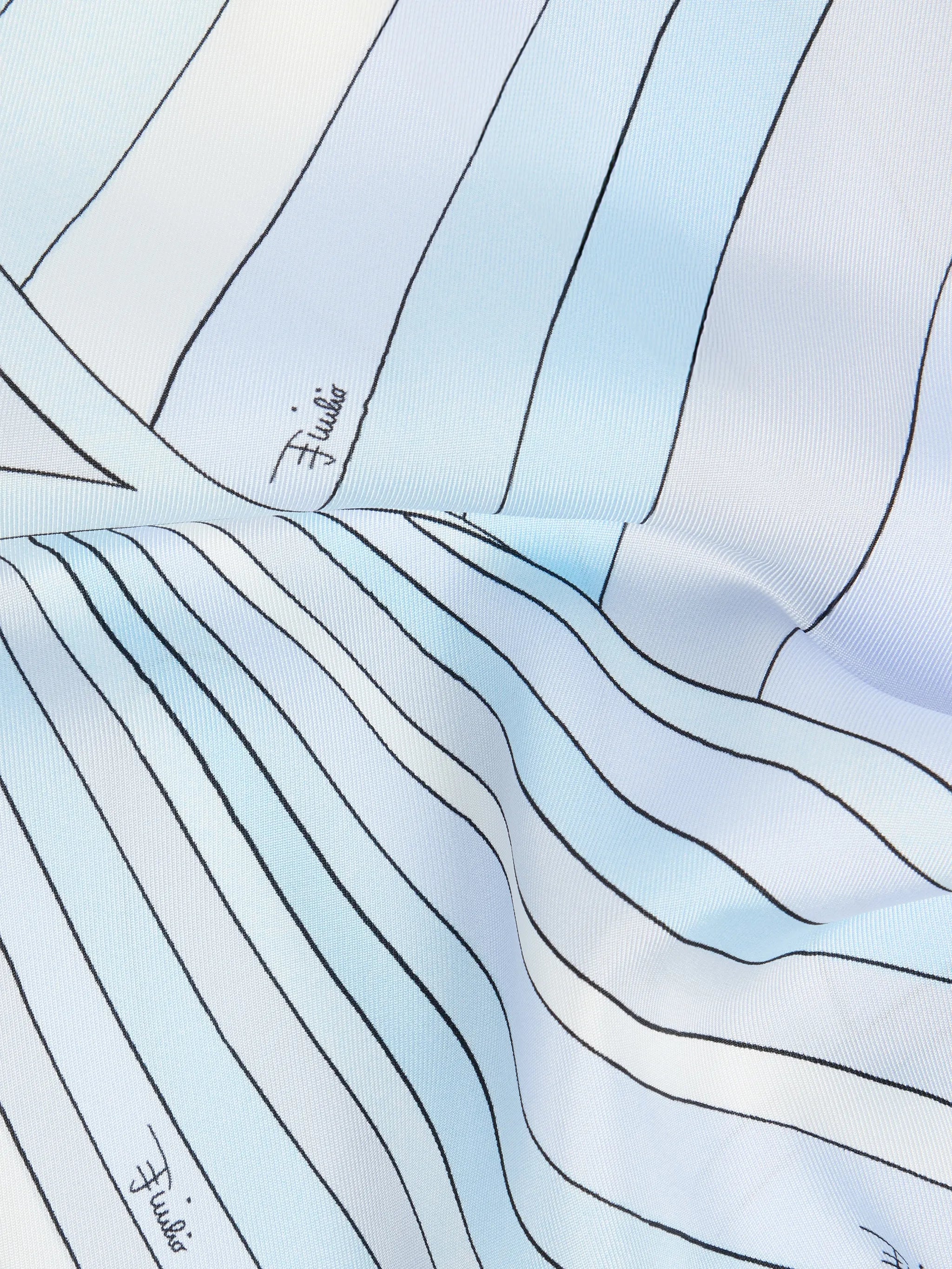 Iride-print silk bandana