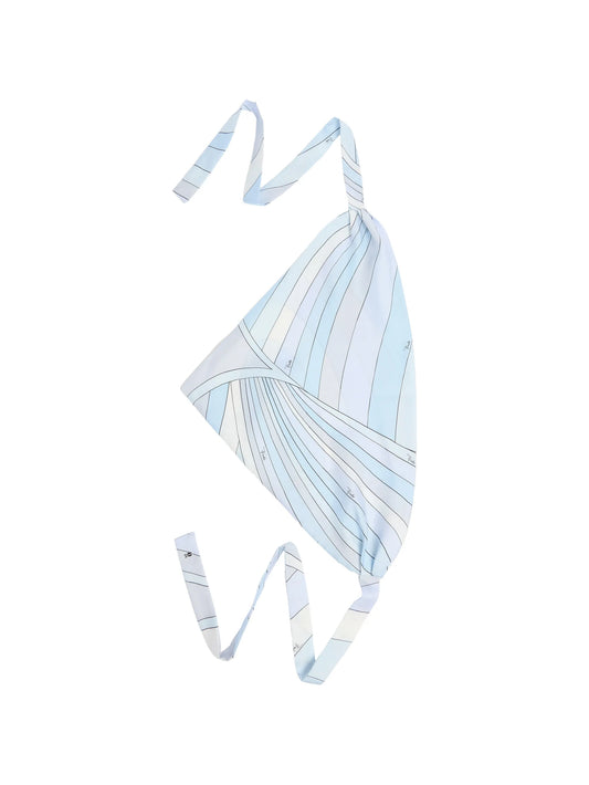 Iride-print silk bandana