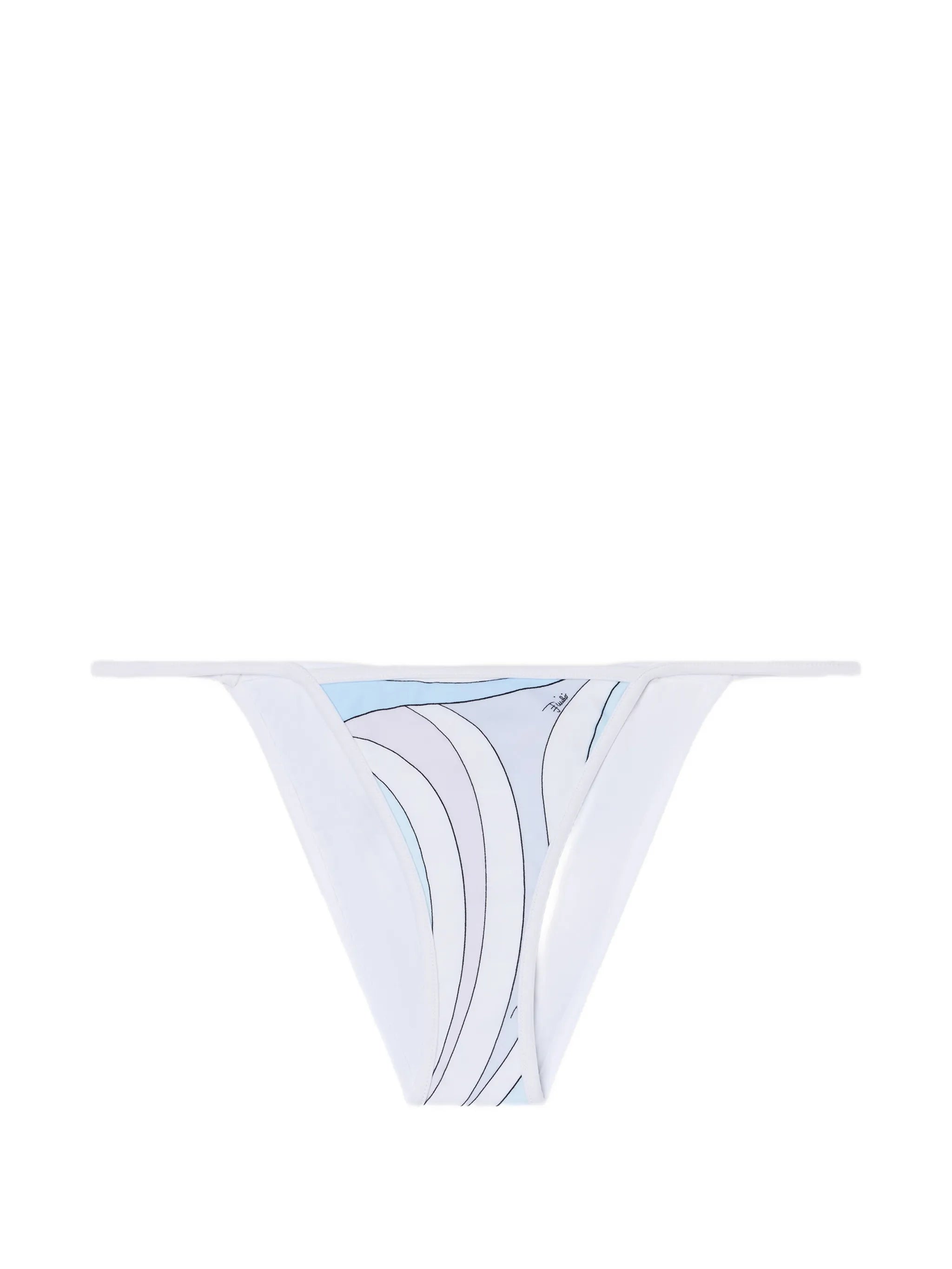 Marmo-print bikini bottoms