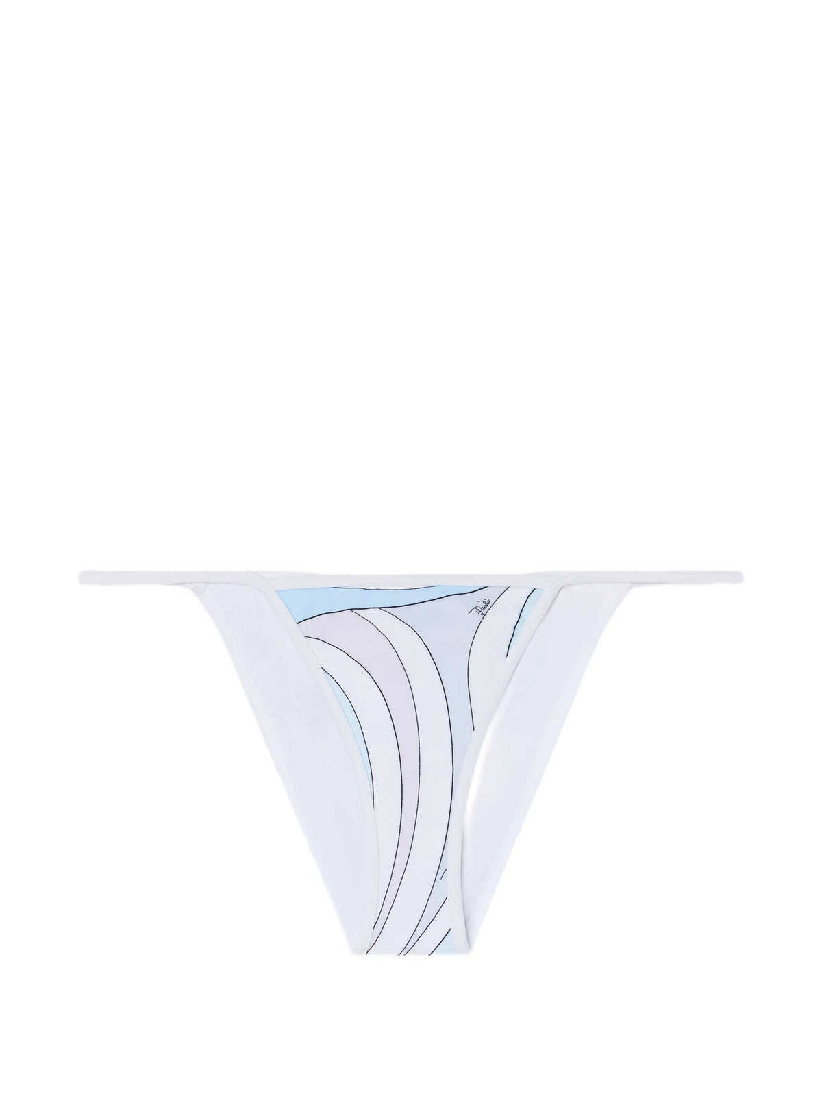 Marmo-print bikini bottoms