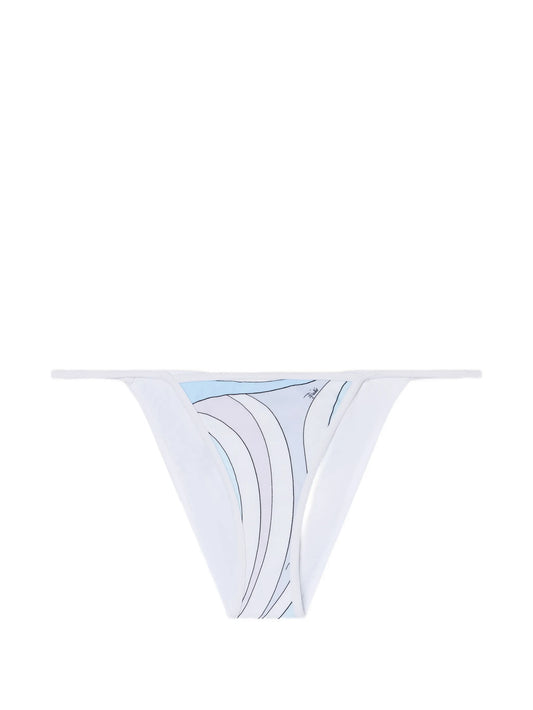 Marmo-print bikini bottoms
