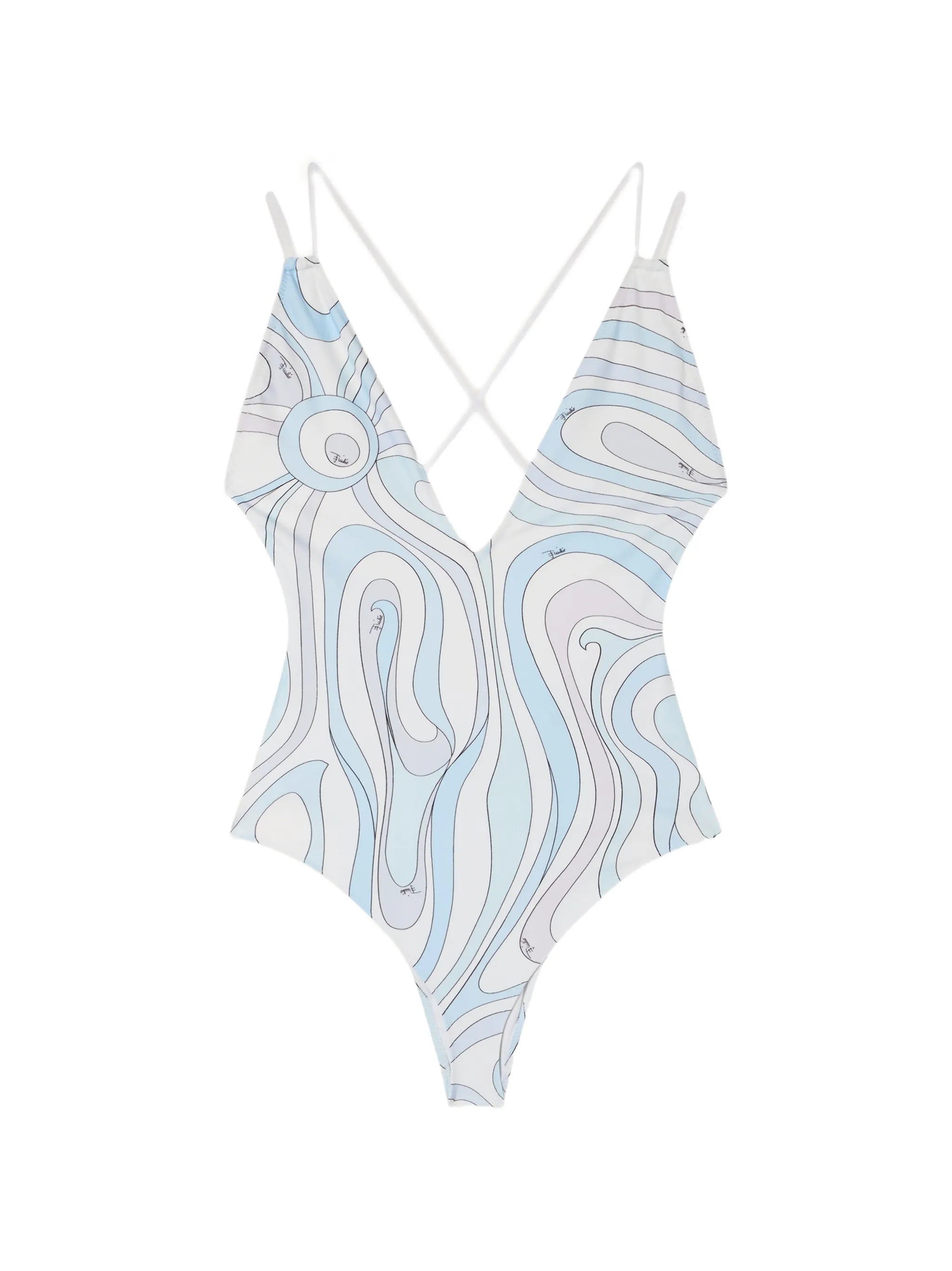 Marmo-print swimsuit