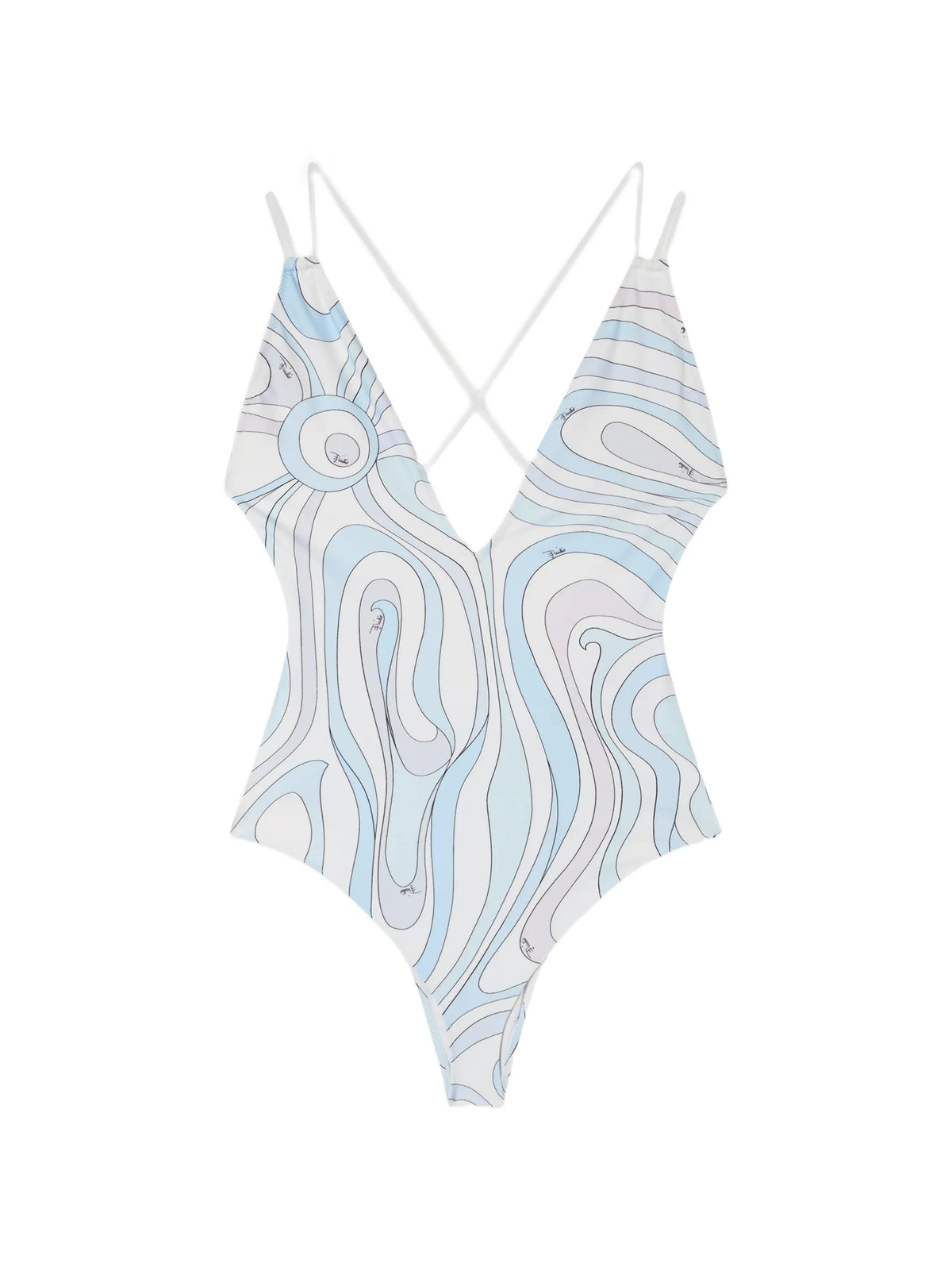 Marmo-print swimsuit
