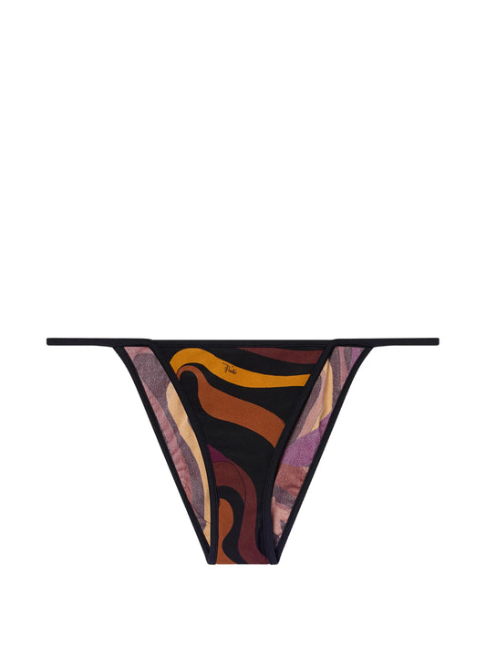 Marmo print bikini bottom
