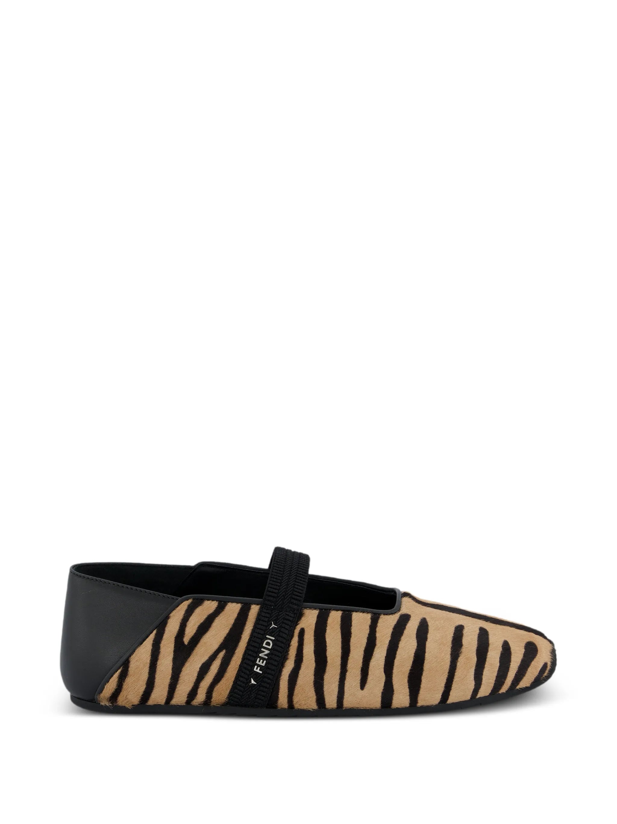 Academia animal-print ballet flats