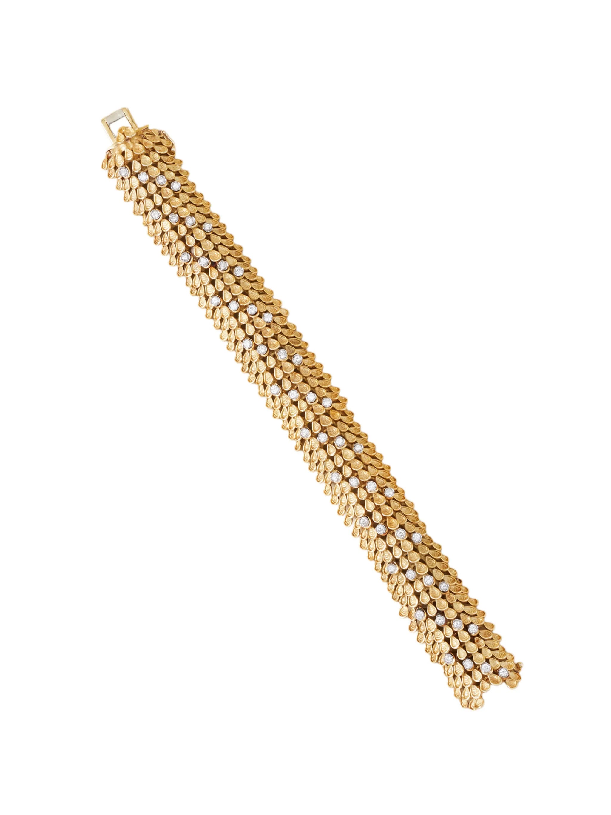 diamond textured bracelet