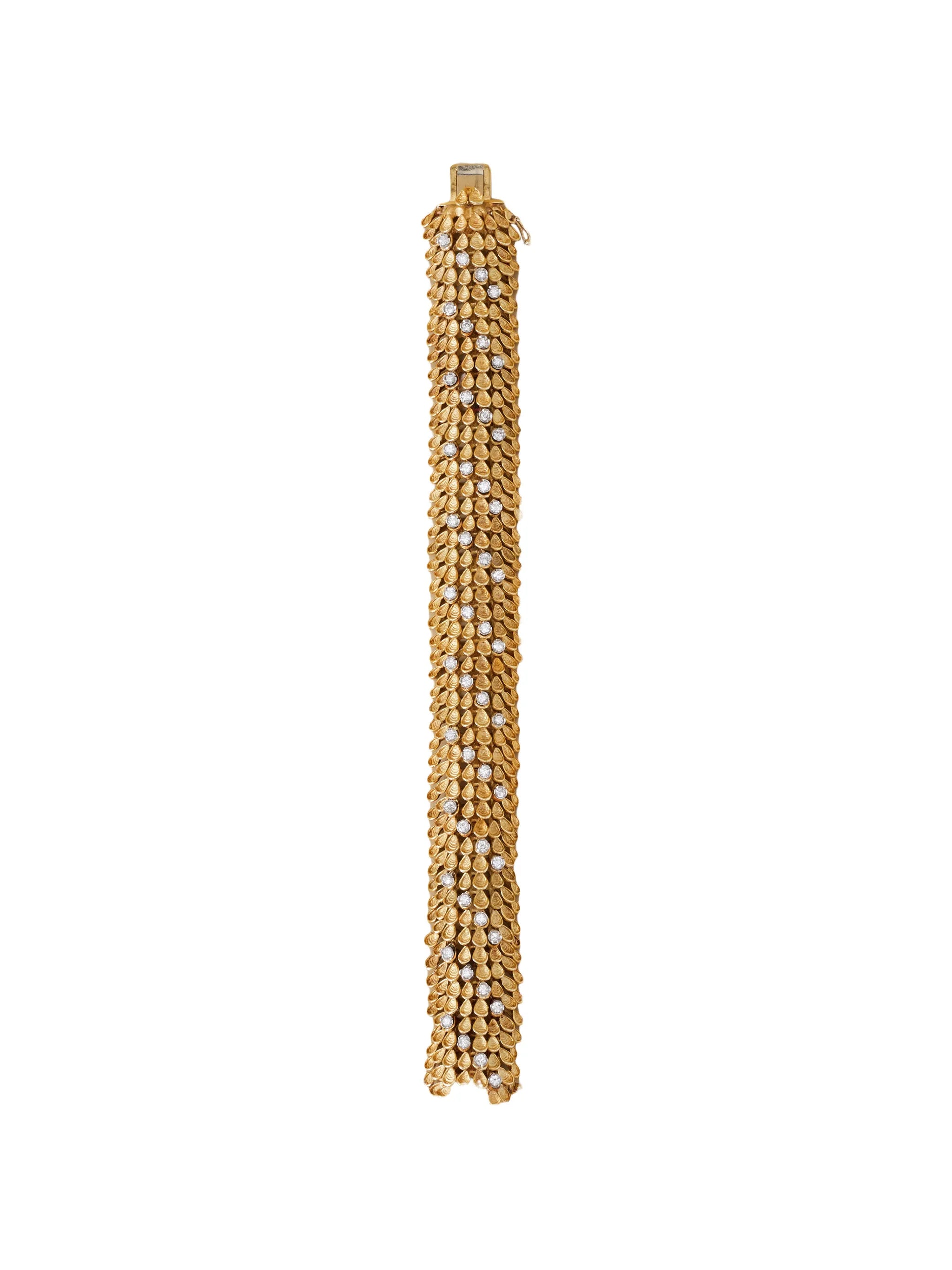 diamond textured bracelet