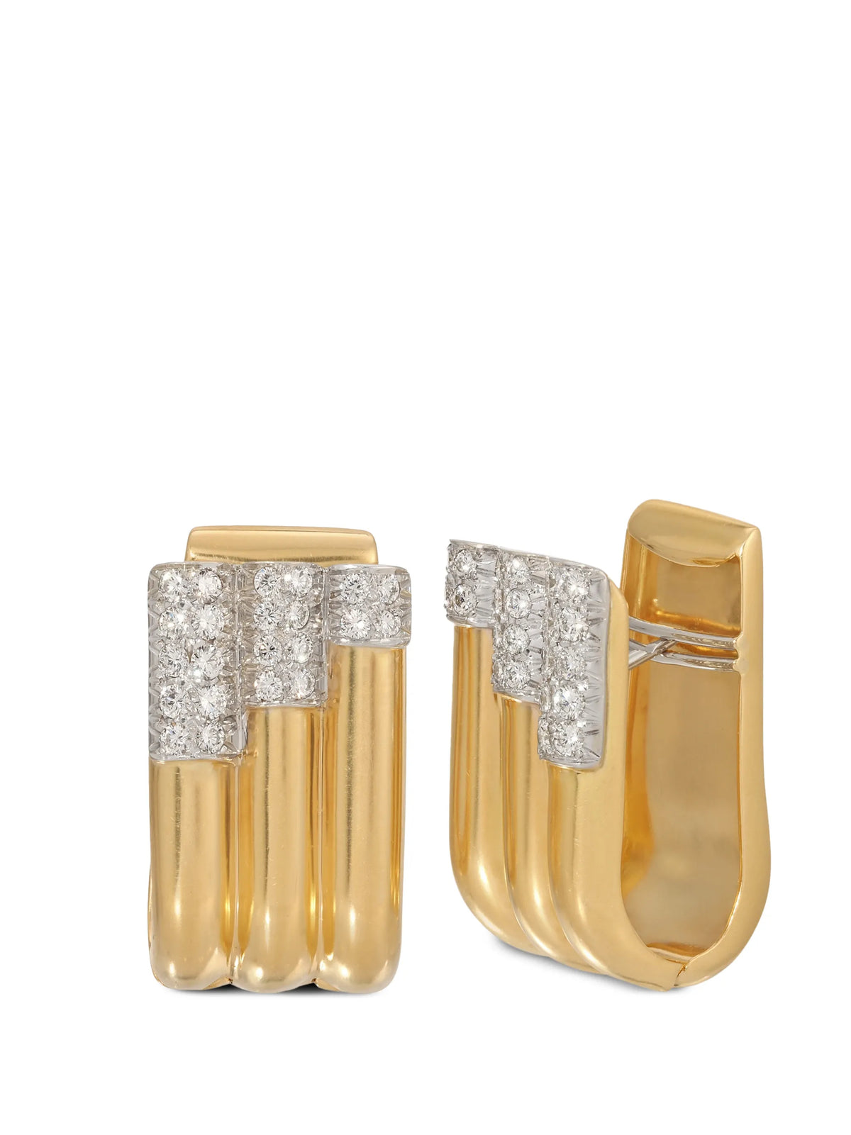 Art Moderne diamond earrings
