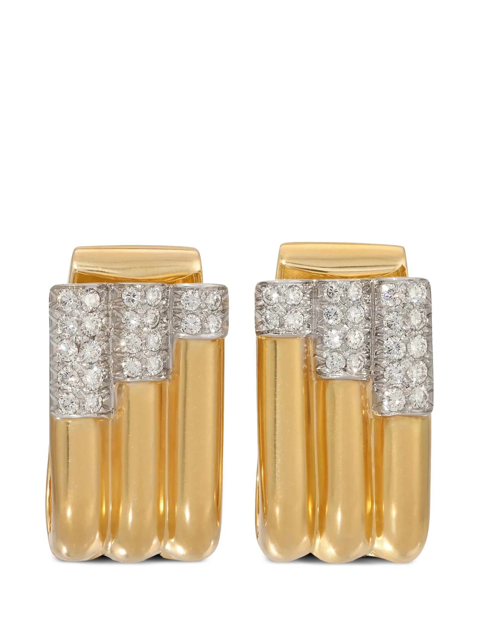 Art Moderne diamond earrings