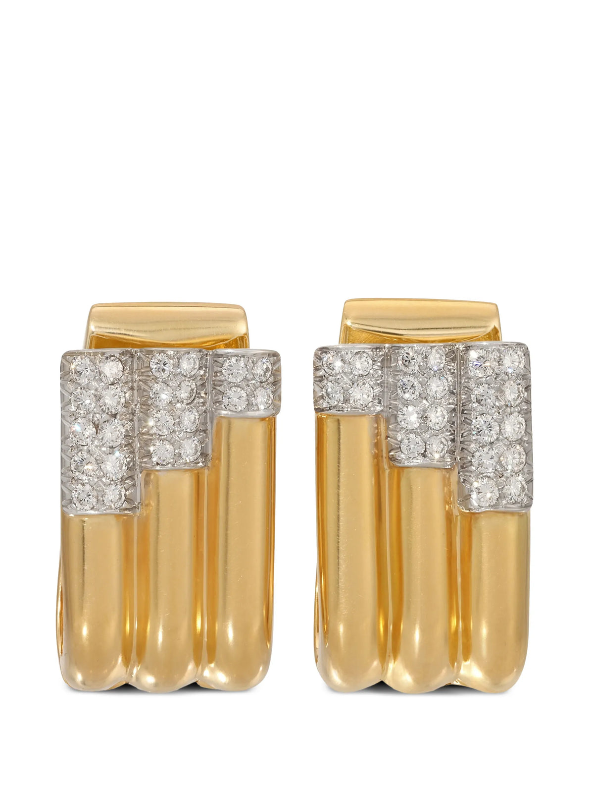 Art Moderne diamond earrings