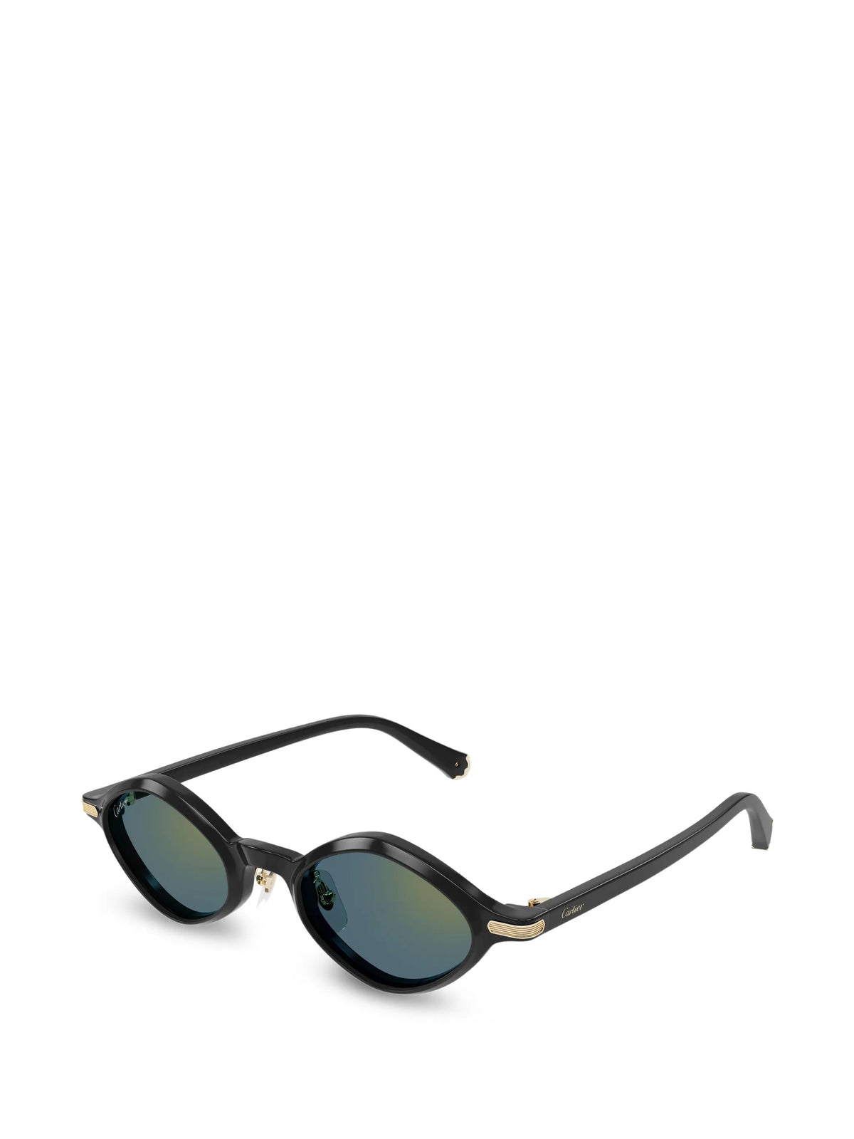 geometric-frame sunglasses