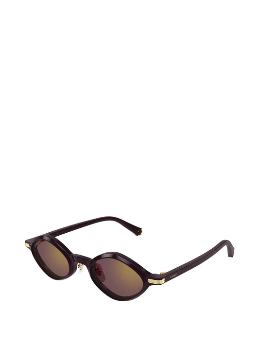 geometric-frame sunglasses