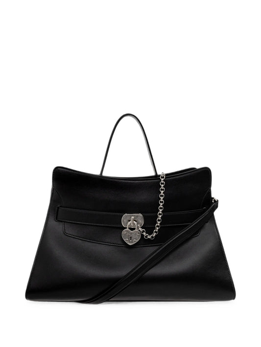 Locke leather shoulder bag