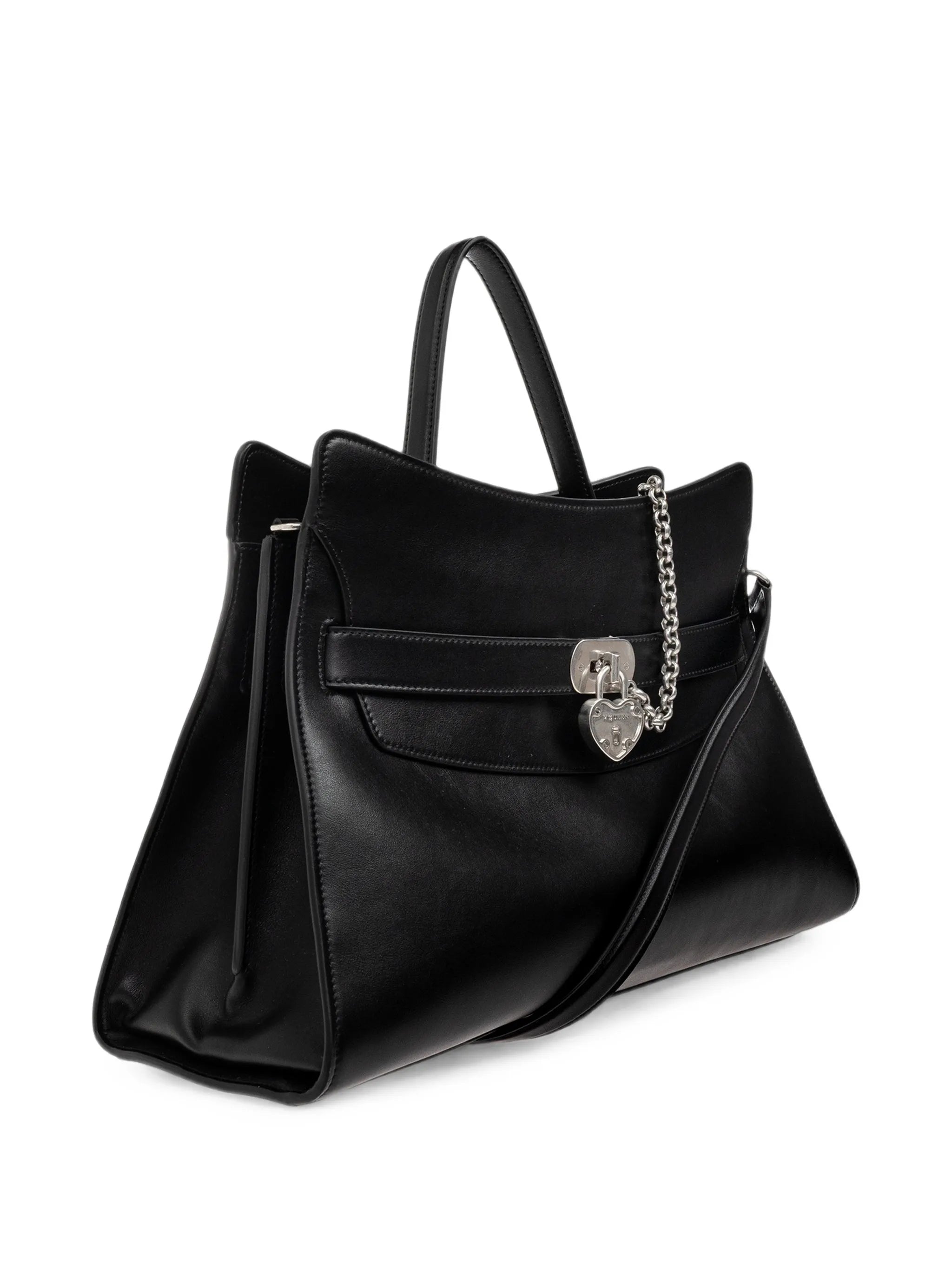 Locke leather shoulder bag