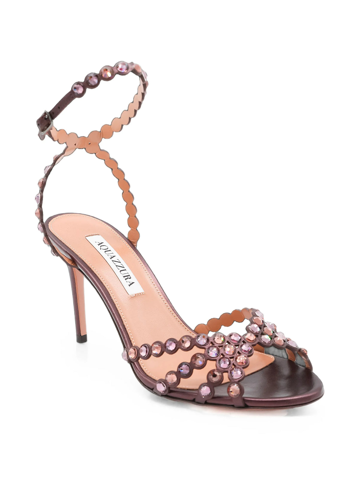 Tequila crystal-embellished sandals
