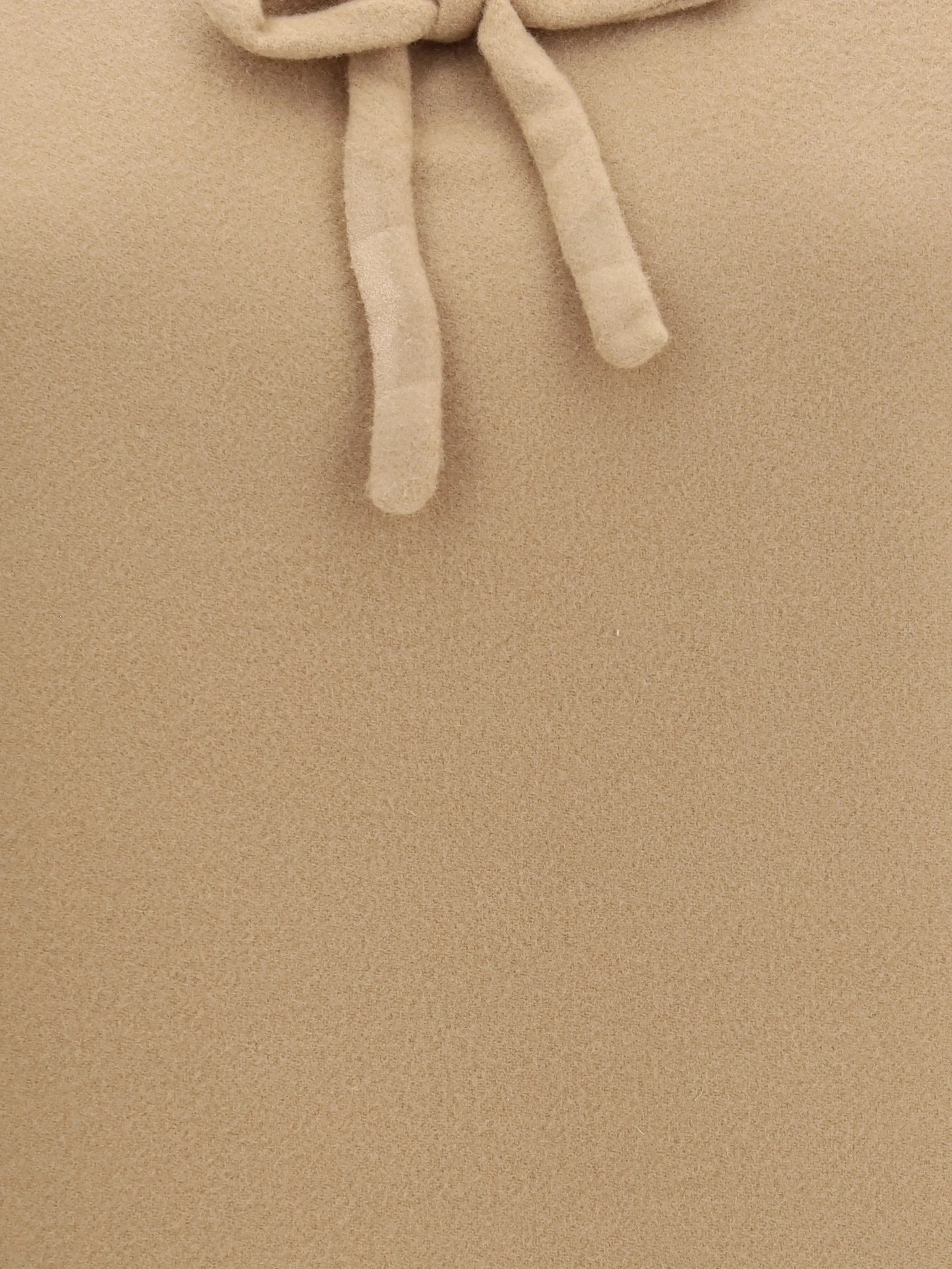 waxed double wool dress
