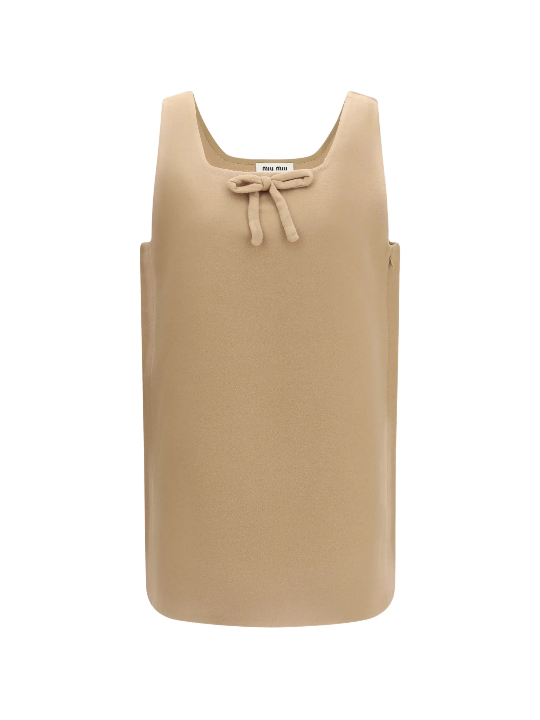 waxed double wool dress