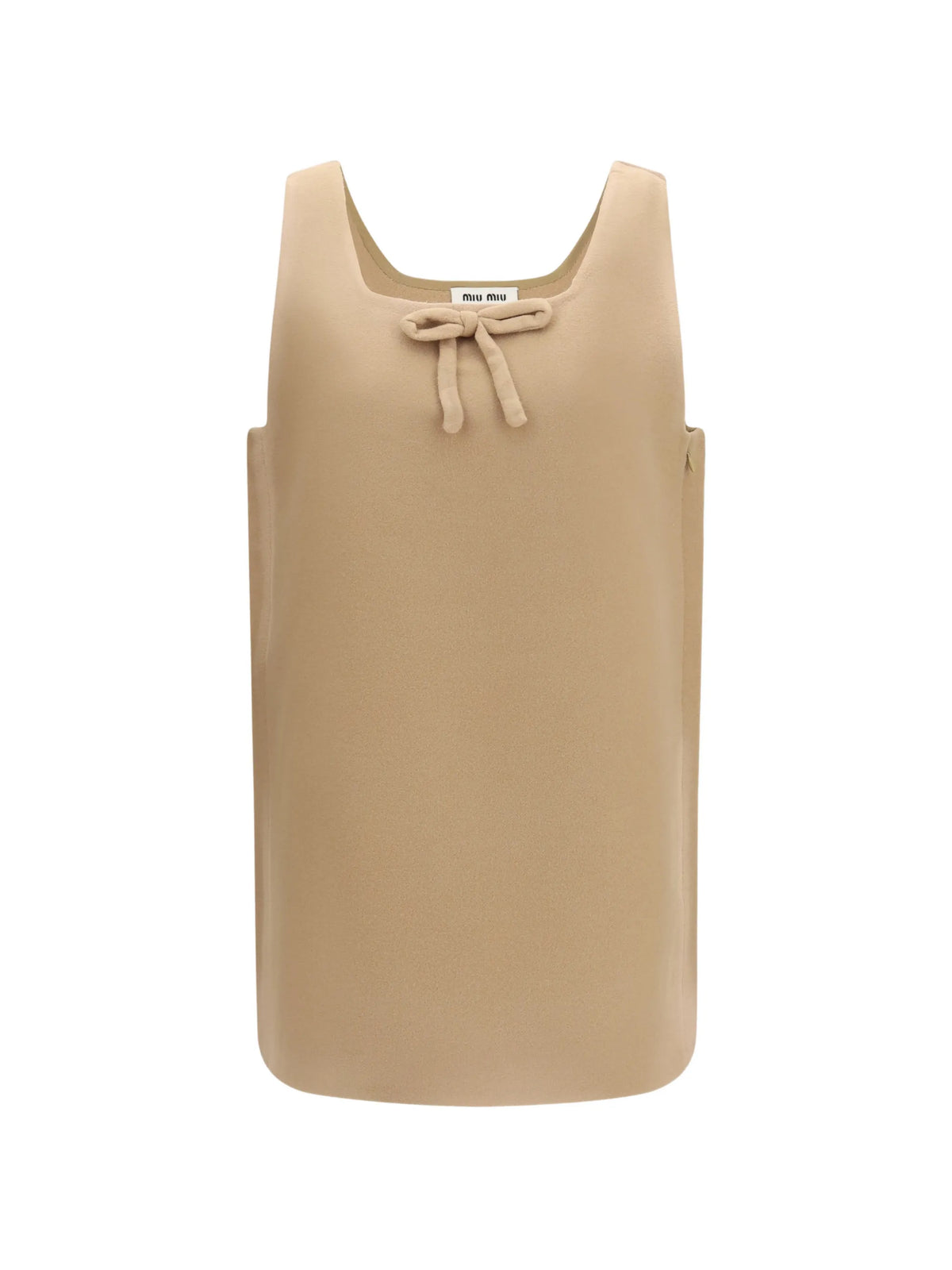 waxed double wool dress