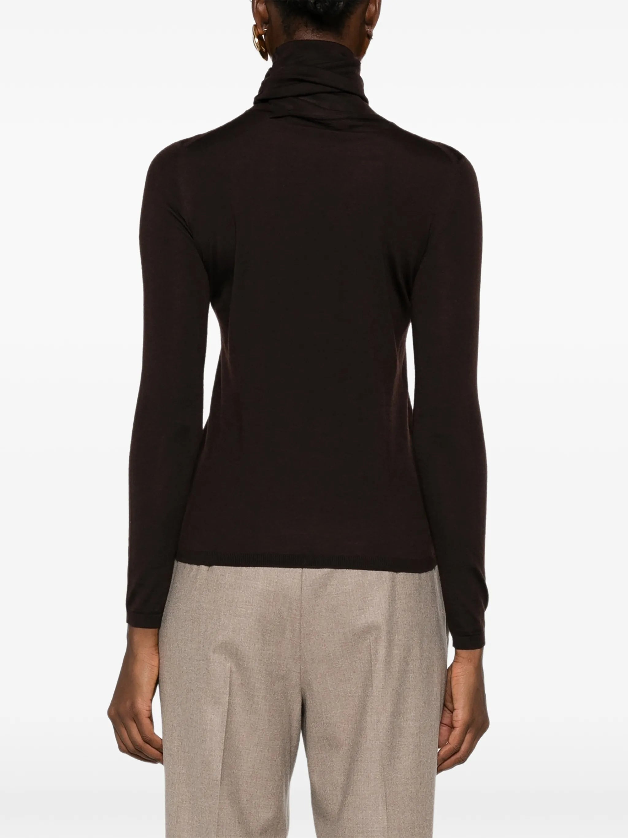 roll-neck sweater