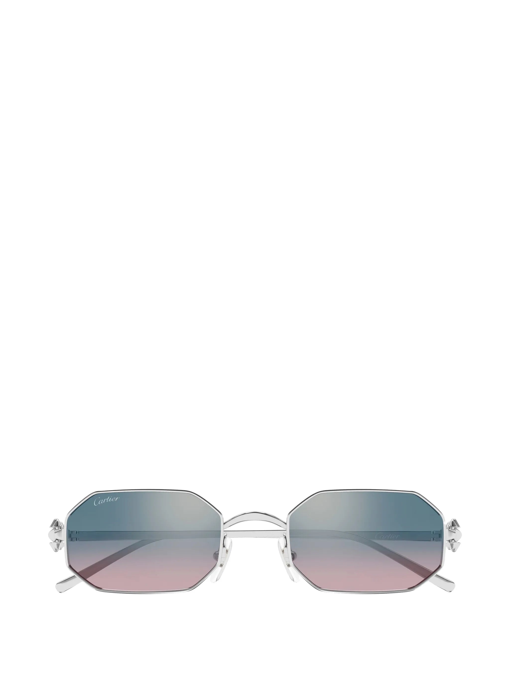 geometric-frame sunglasses
