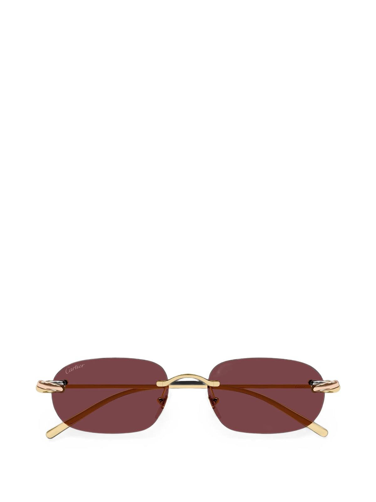 rimless-frame sunglasses