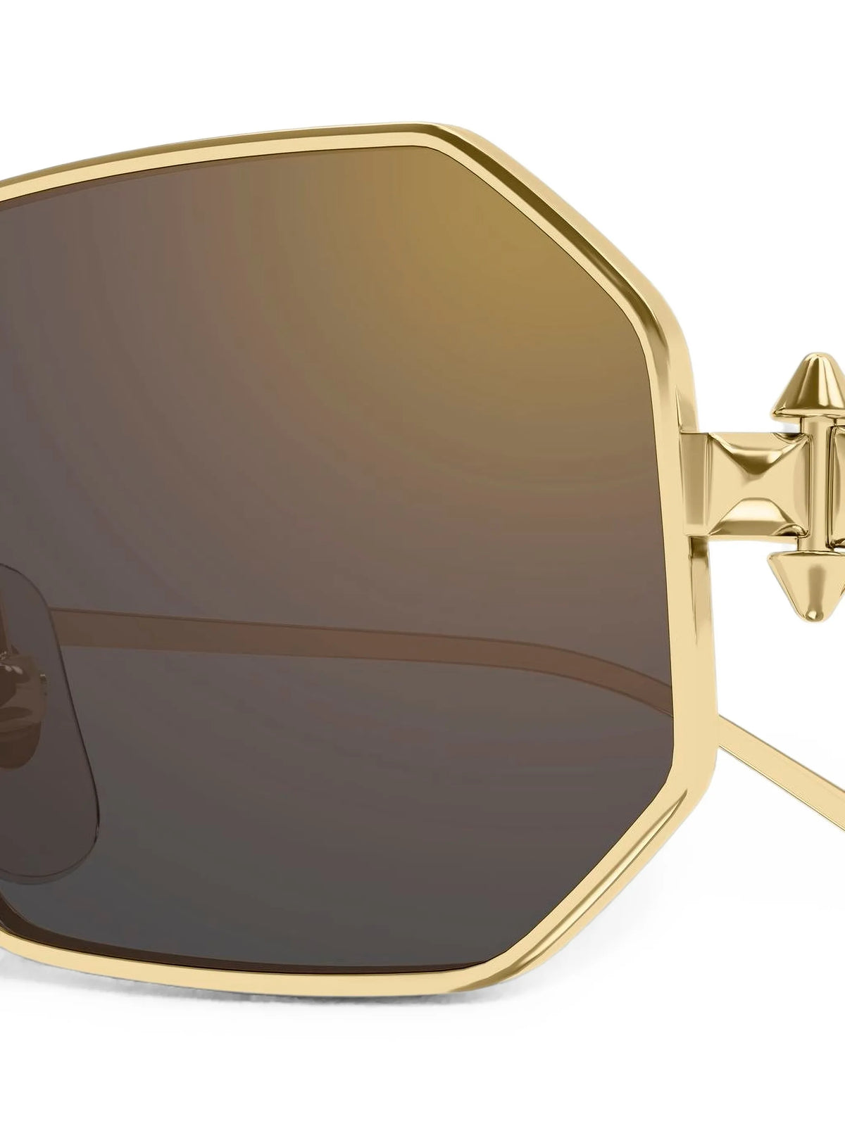 geometric-frame sunglasses