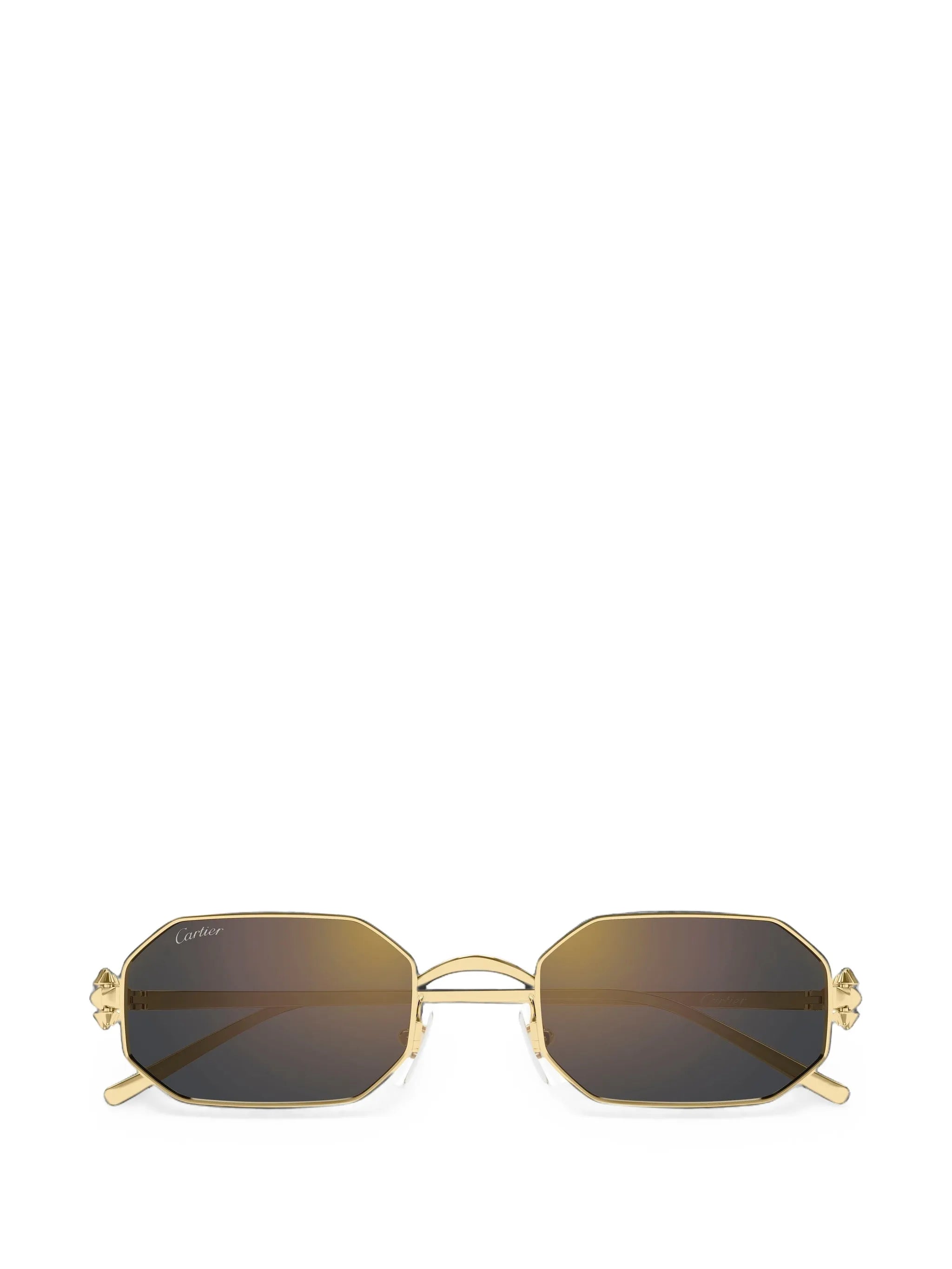 geometric-frame sunglasses
