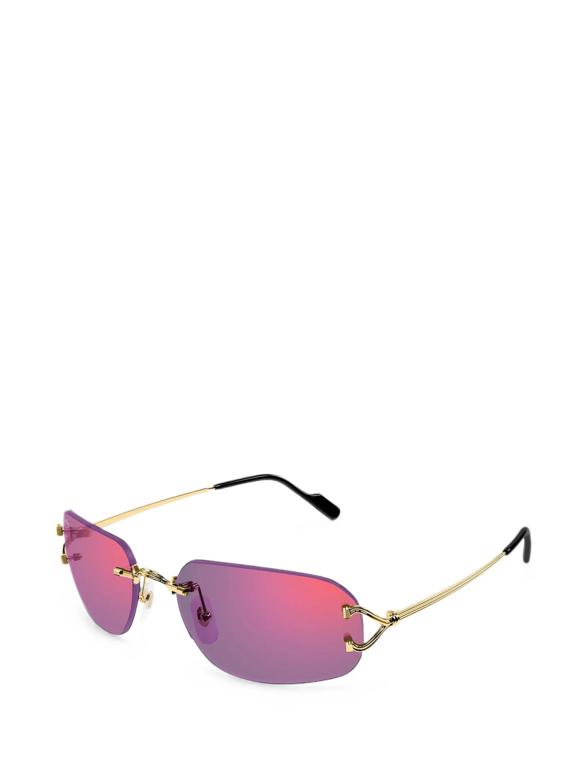 C de Cartier rimless sunglasses