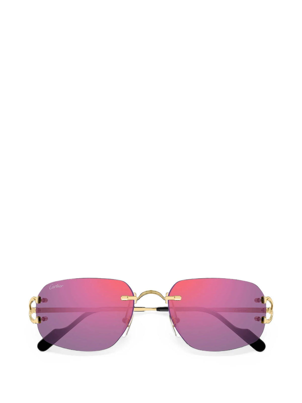 C de Cartier rimless sunglasses