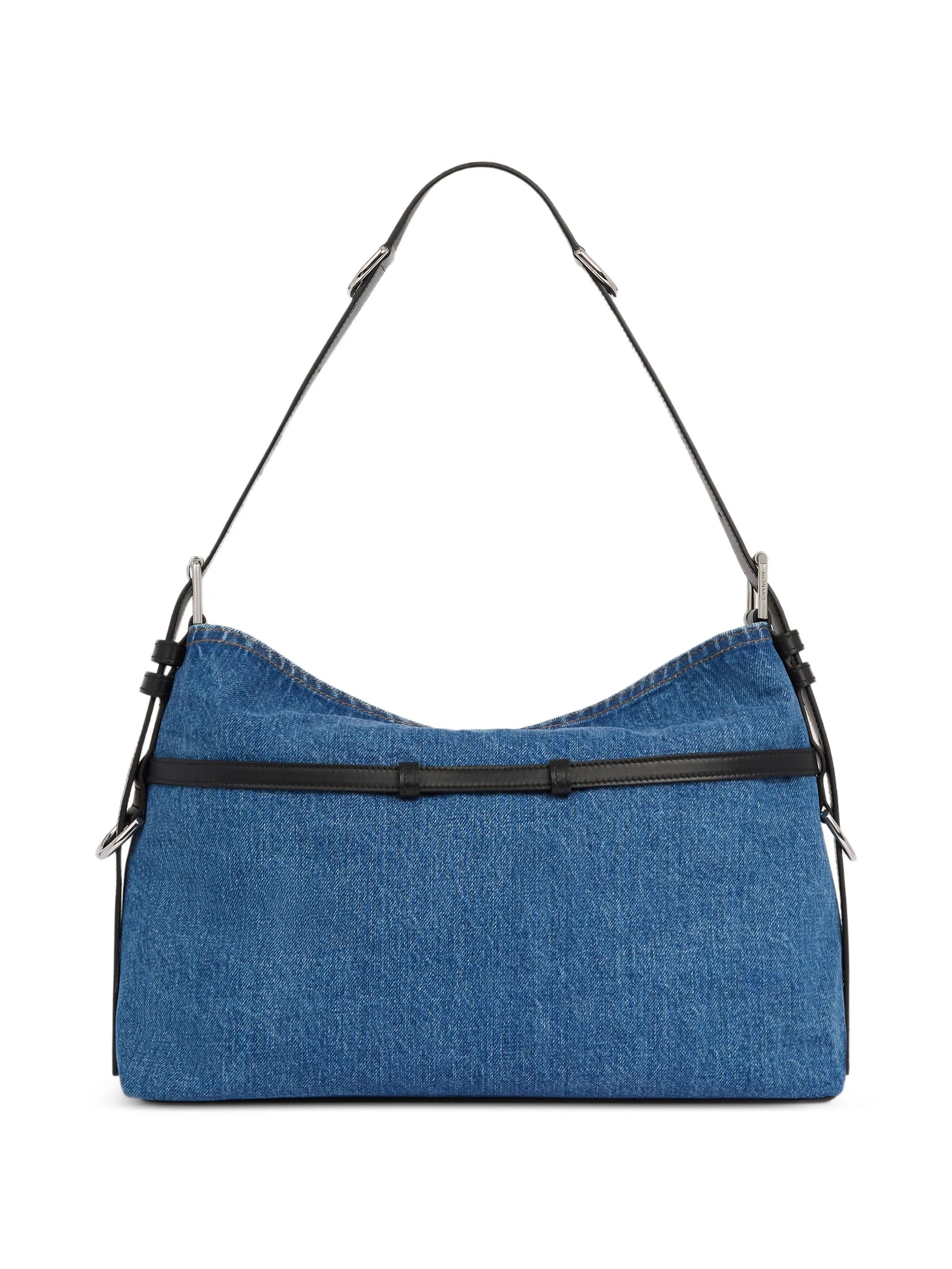 Voyou medium denim shoulder bag