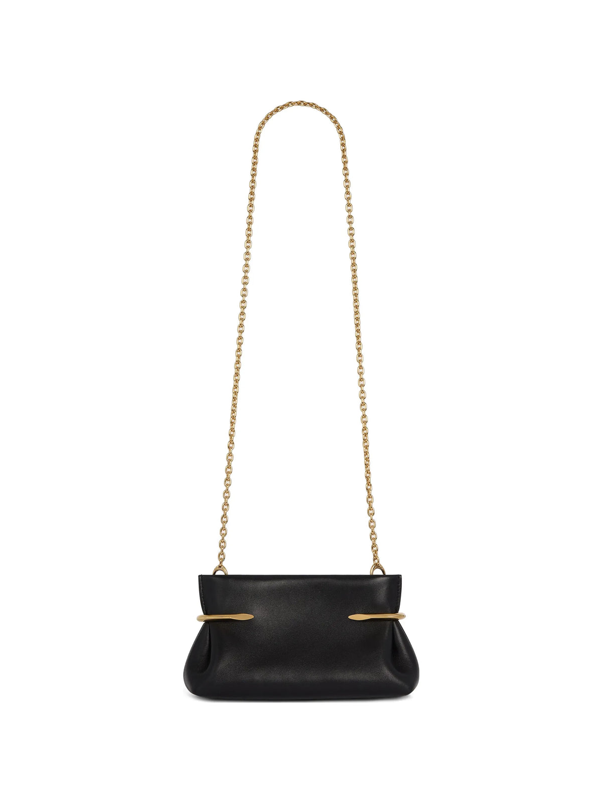 mini pinch Soft clutch in nappa leather