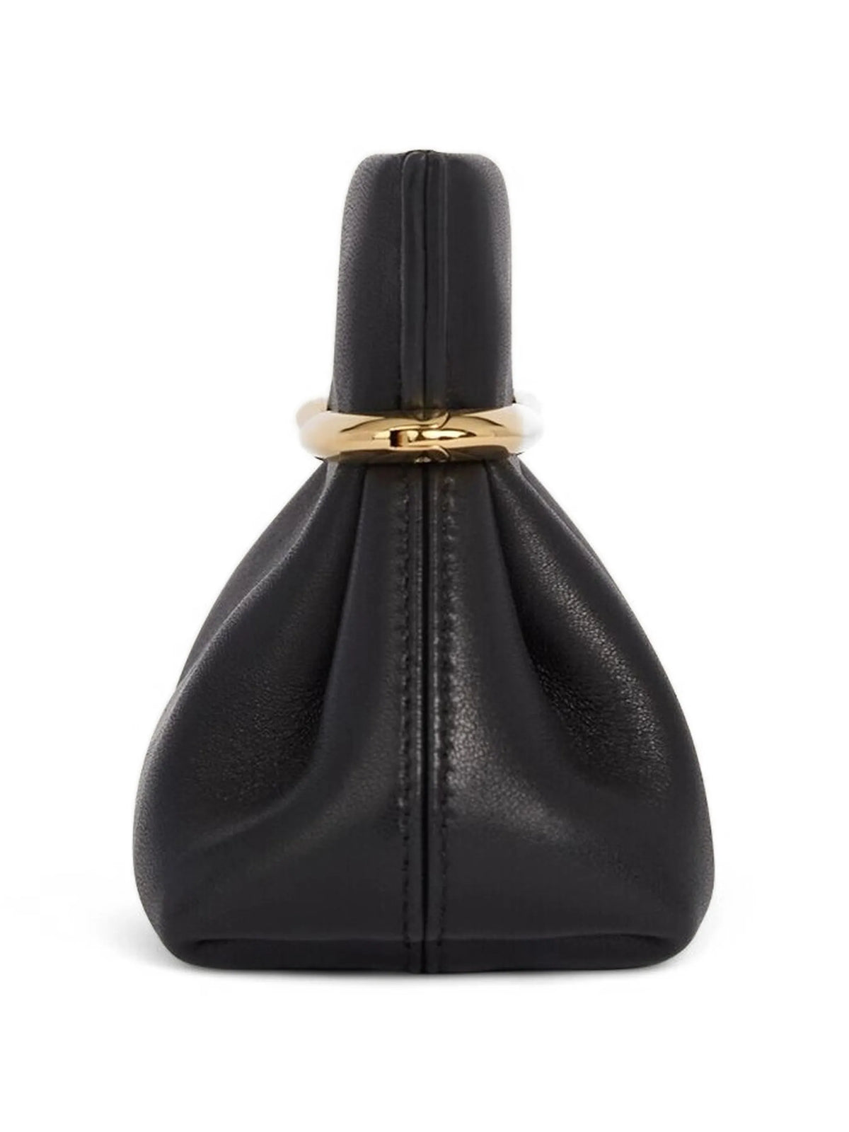 mini pinch Soft clutch in nappa leather