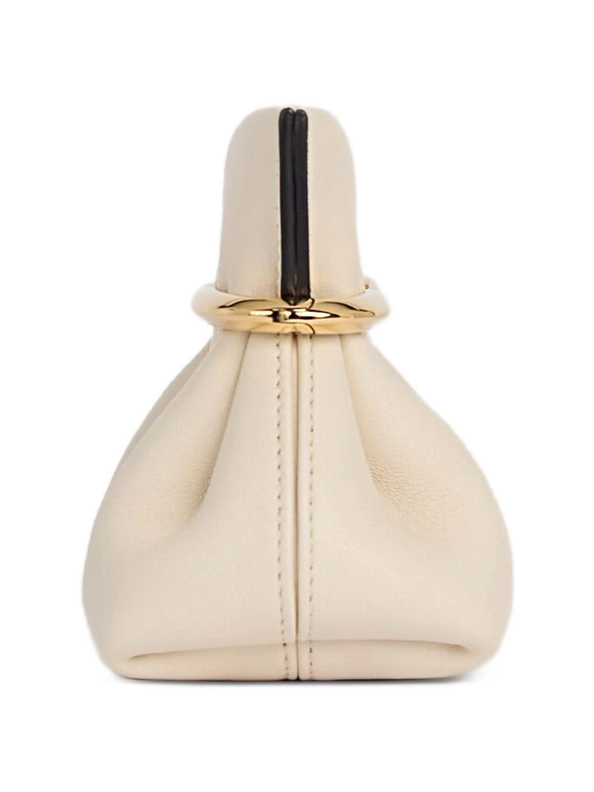 mini pinch Soft clutch in nappa leather