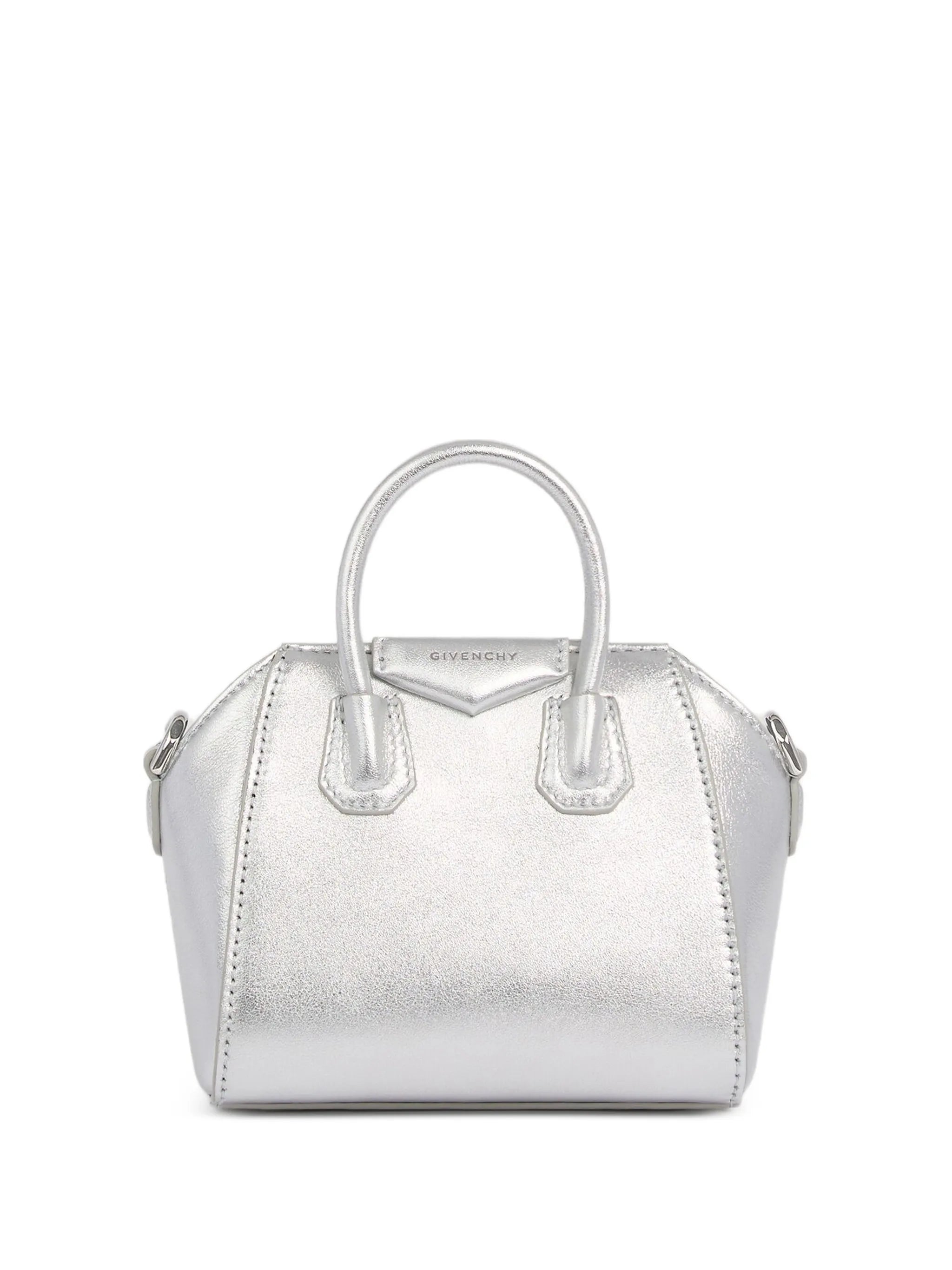 Antigona laminated leather bag