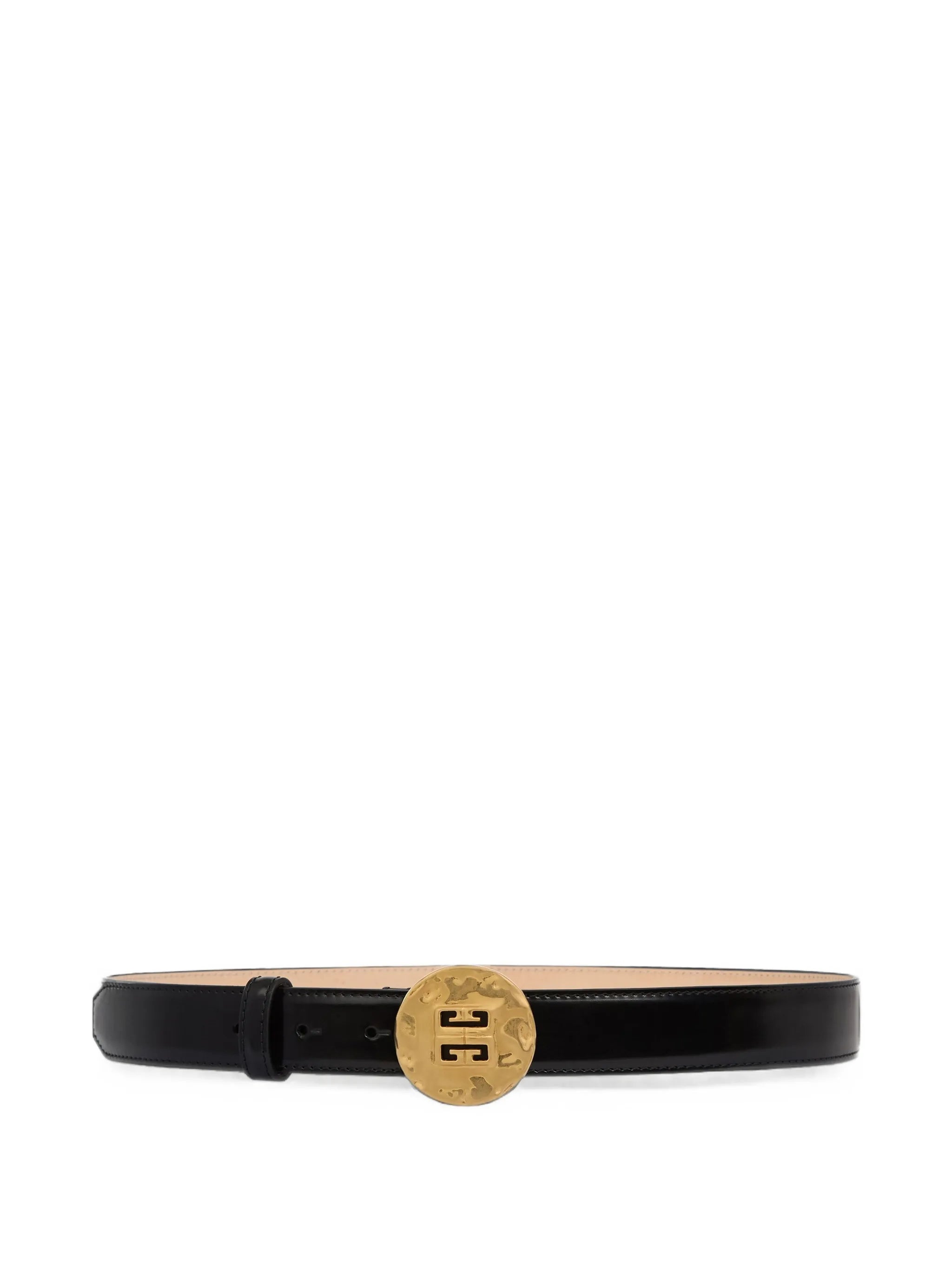 4G medal leather belt