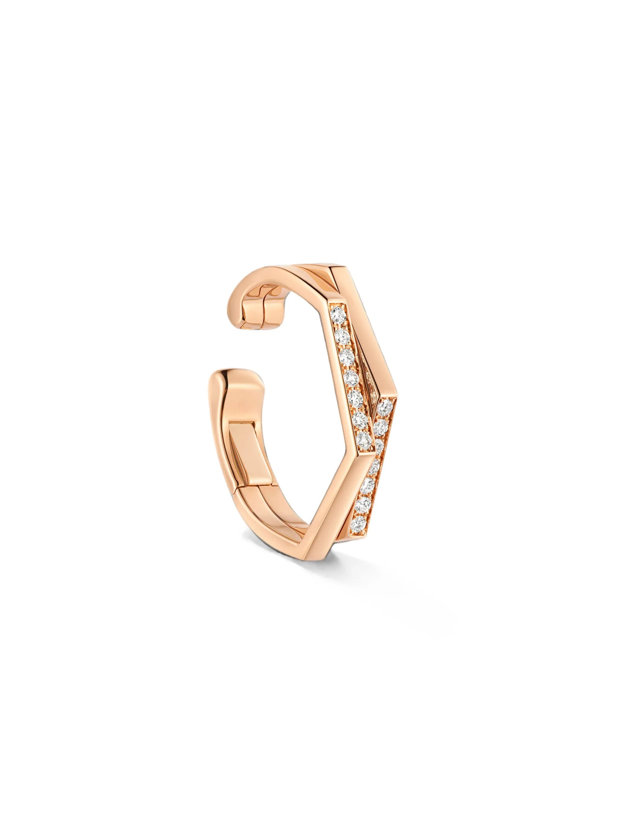 Antifer diamond ear cuff