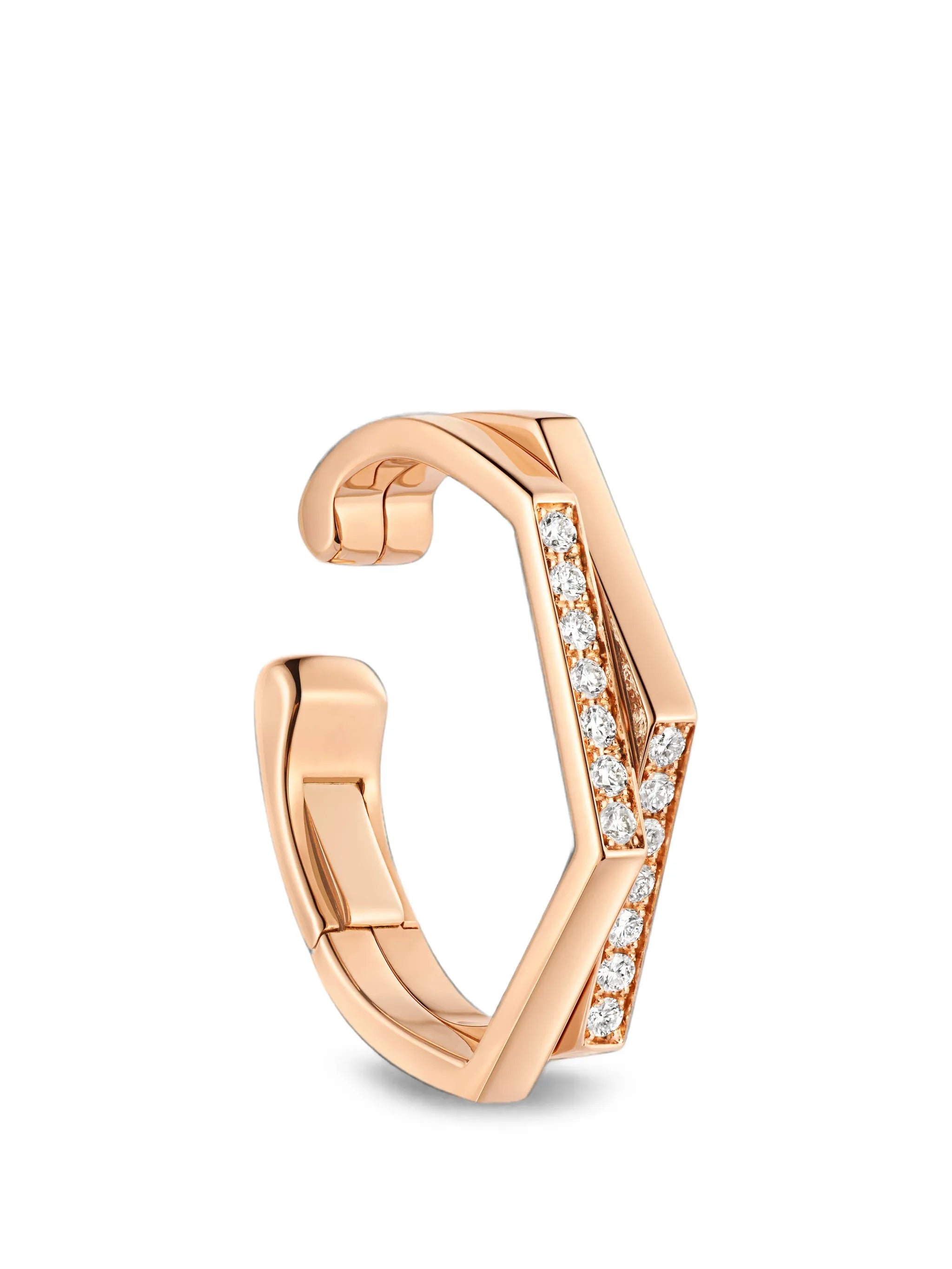 Antifer diamond ear cuff