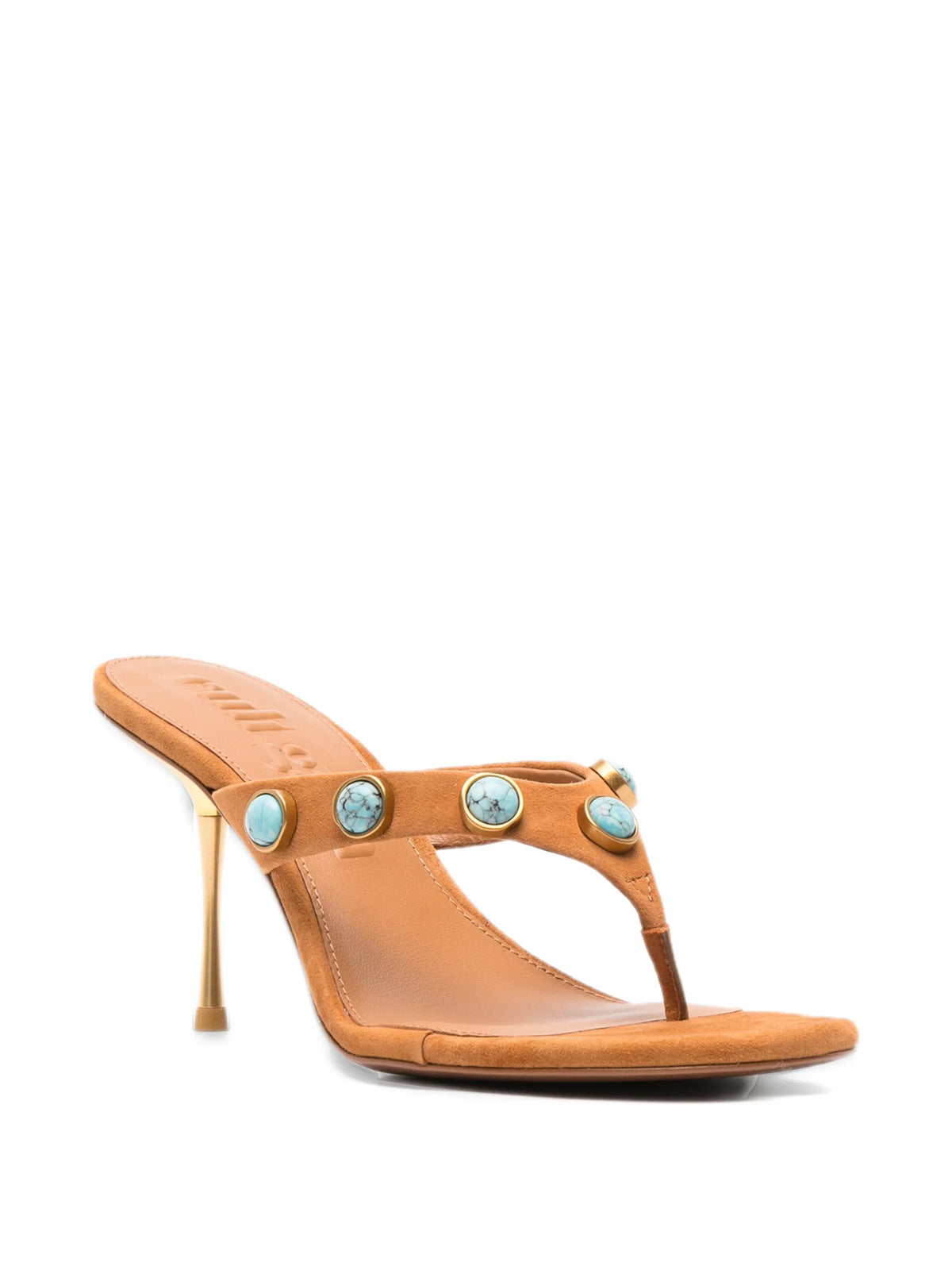 Stella Cabochon heeled sandals