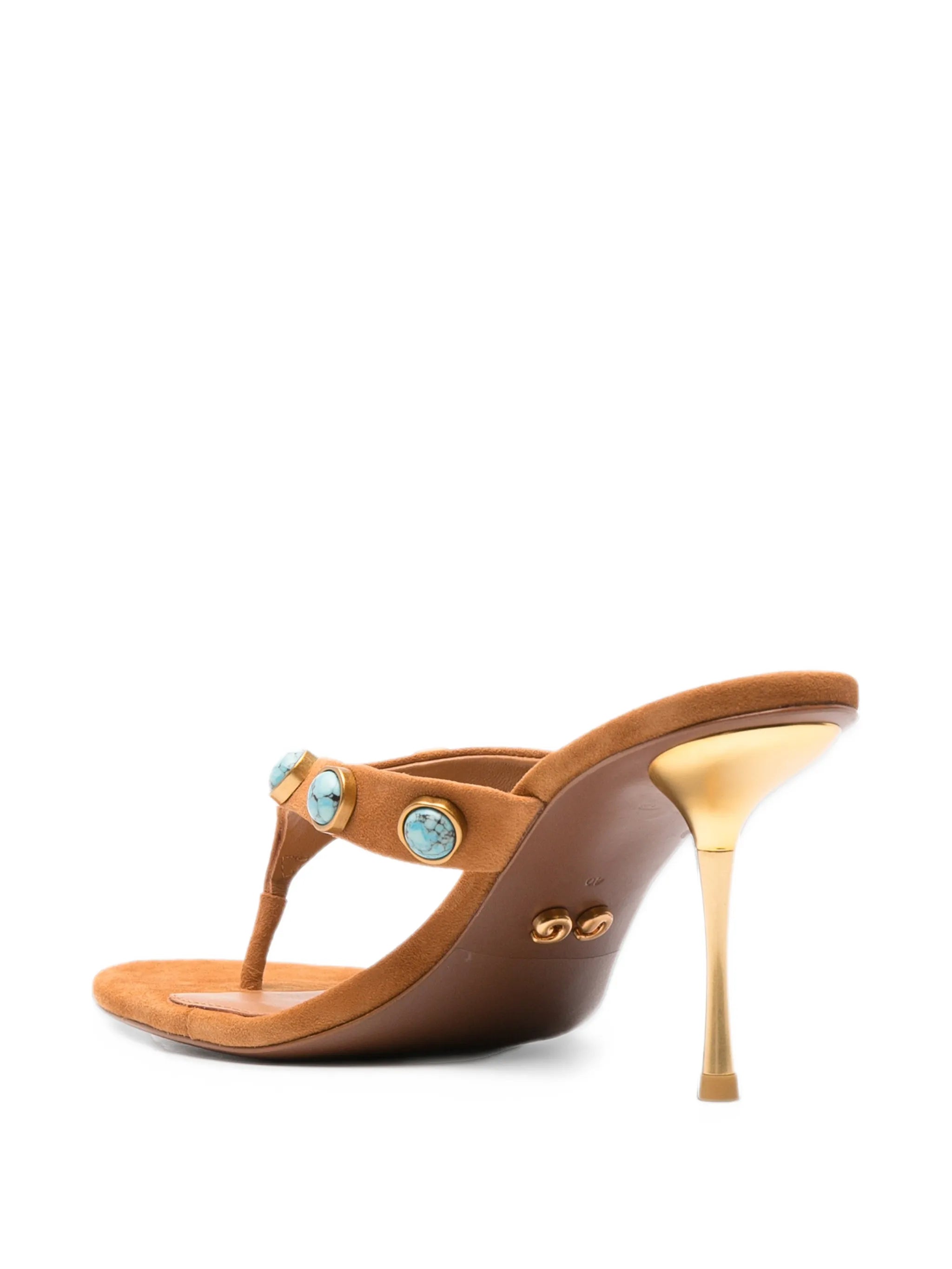 Stella Cabochon heeled sandals