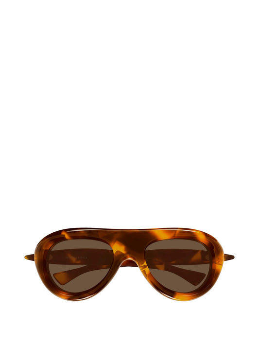Sardine tortoiseshell-effect pilot-frame sunglasses