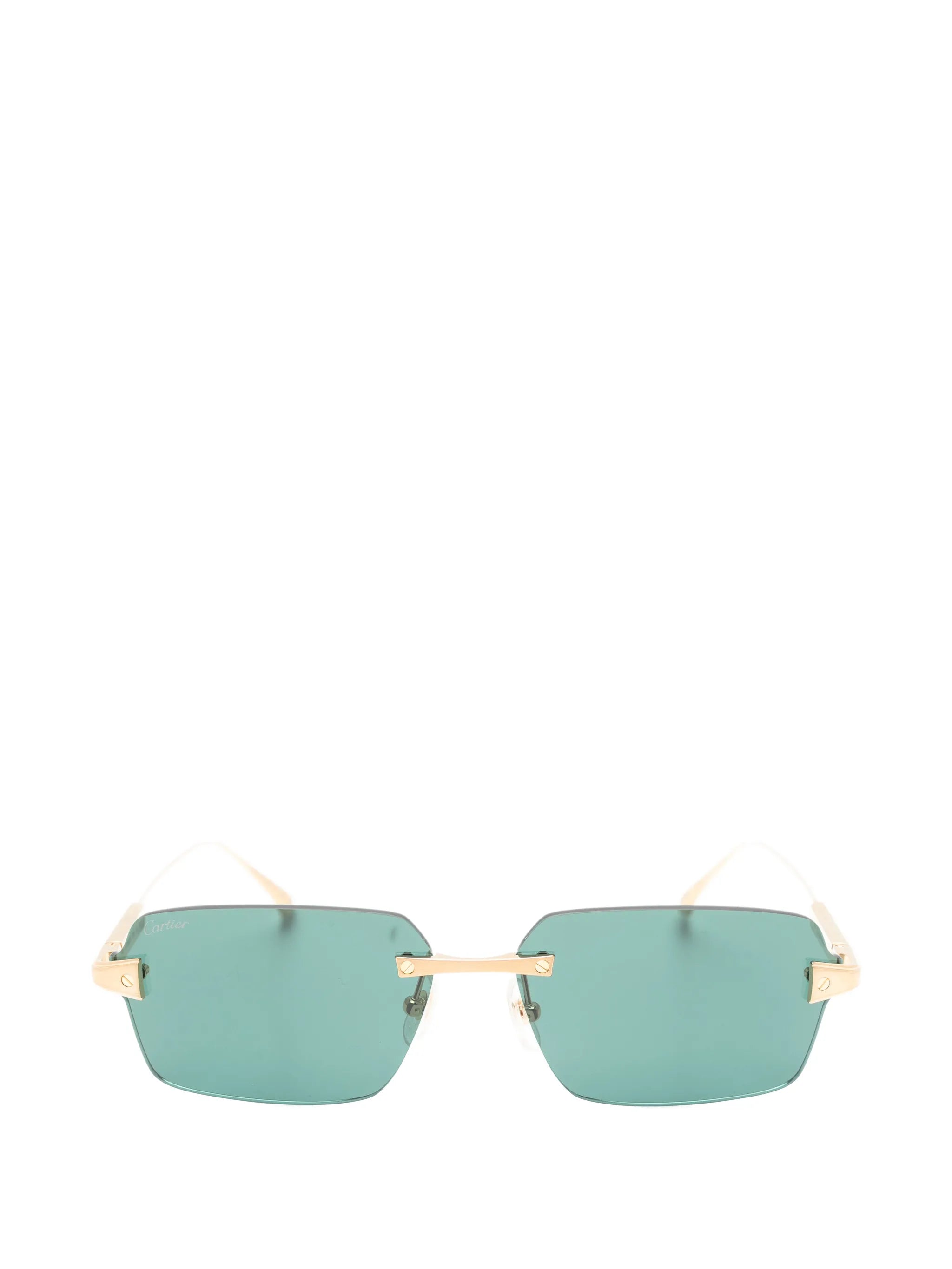 Santos de Cartier rectangle-frame sunglasses