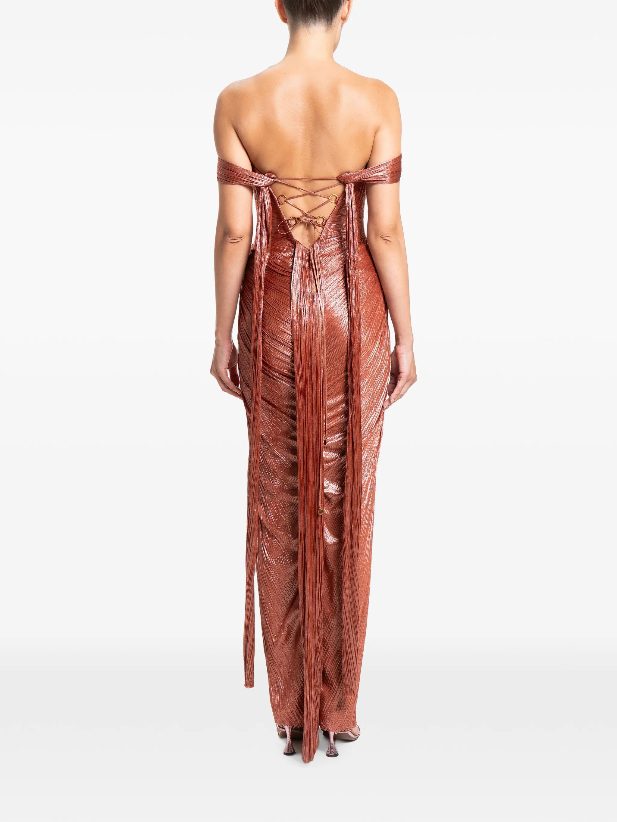 Martina off-shoulder maxi dress