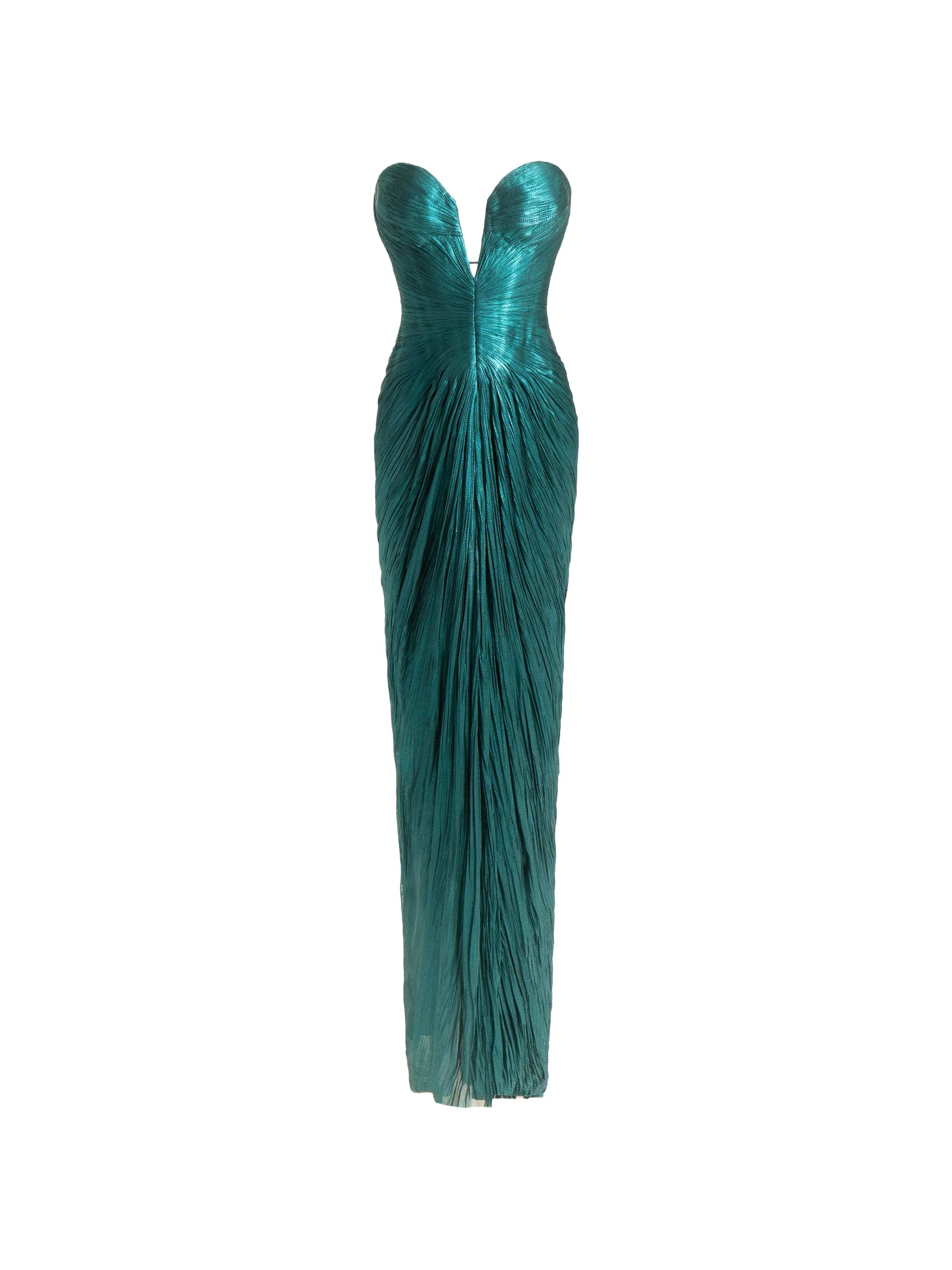 Yua strapless gown