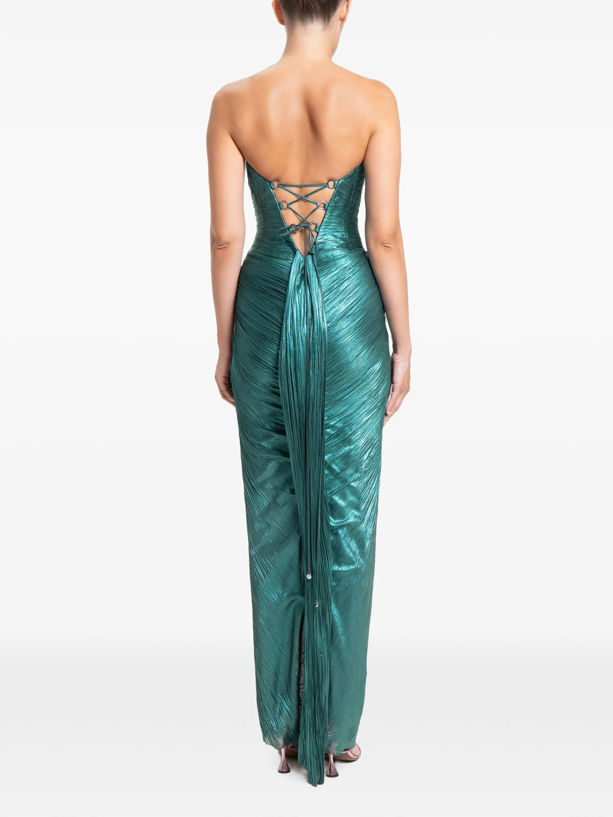 Yua strapless gown