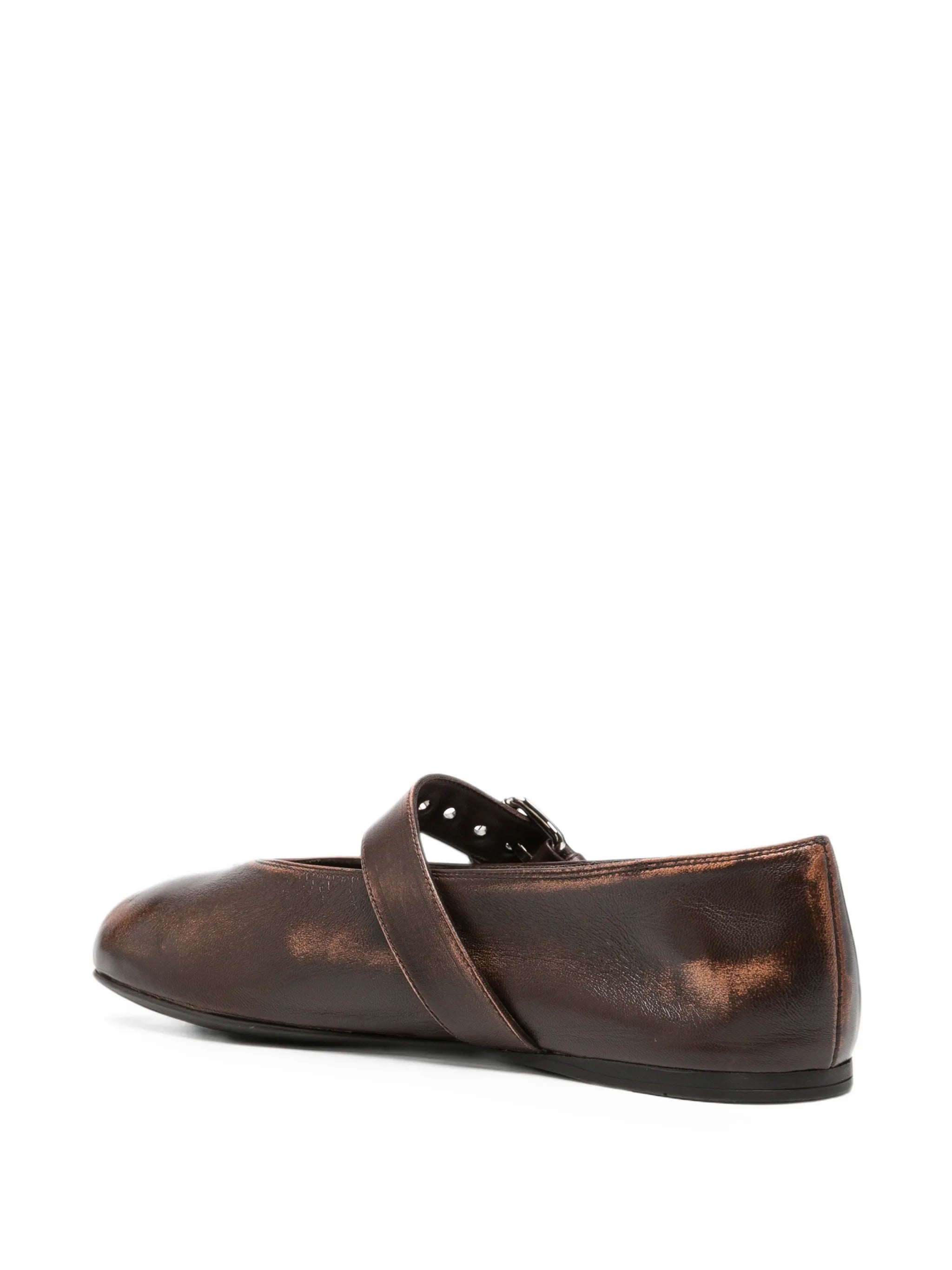 buckle-strap ballet flats