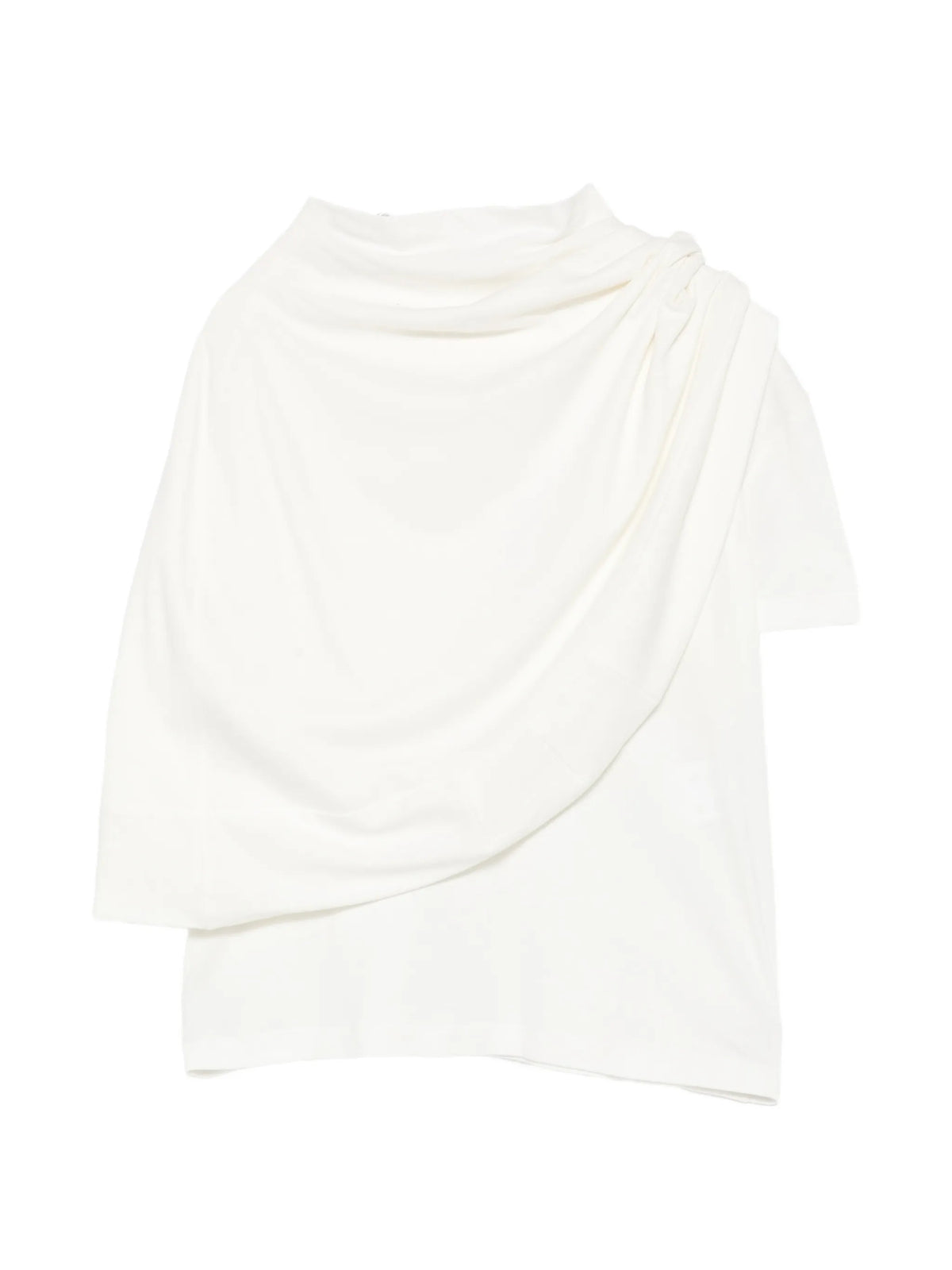 draped asymmetric blouse