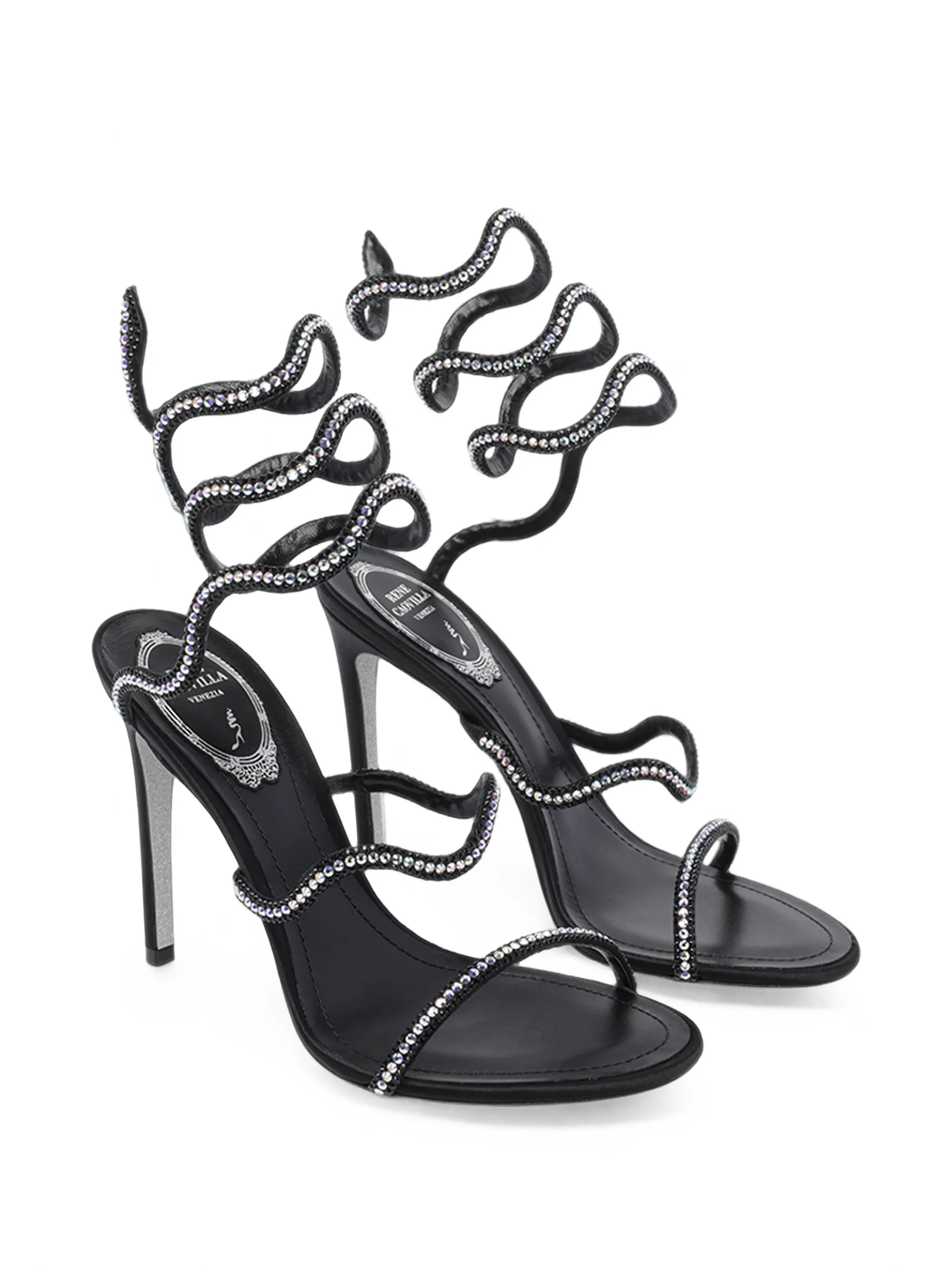 crystal-embellished sandals