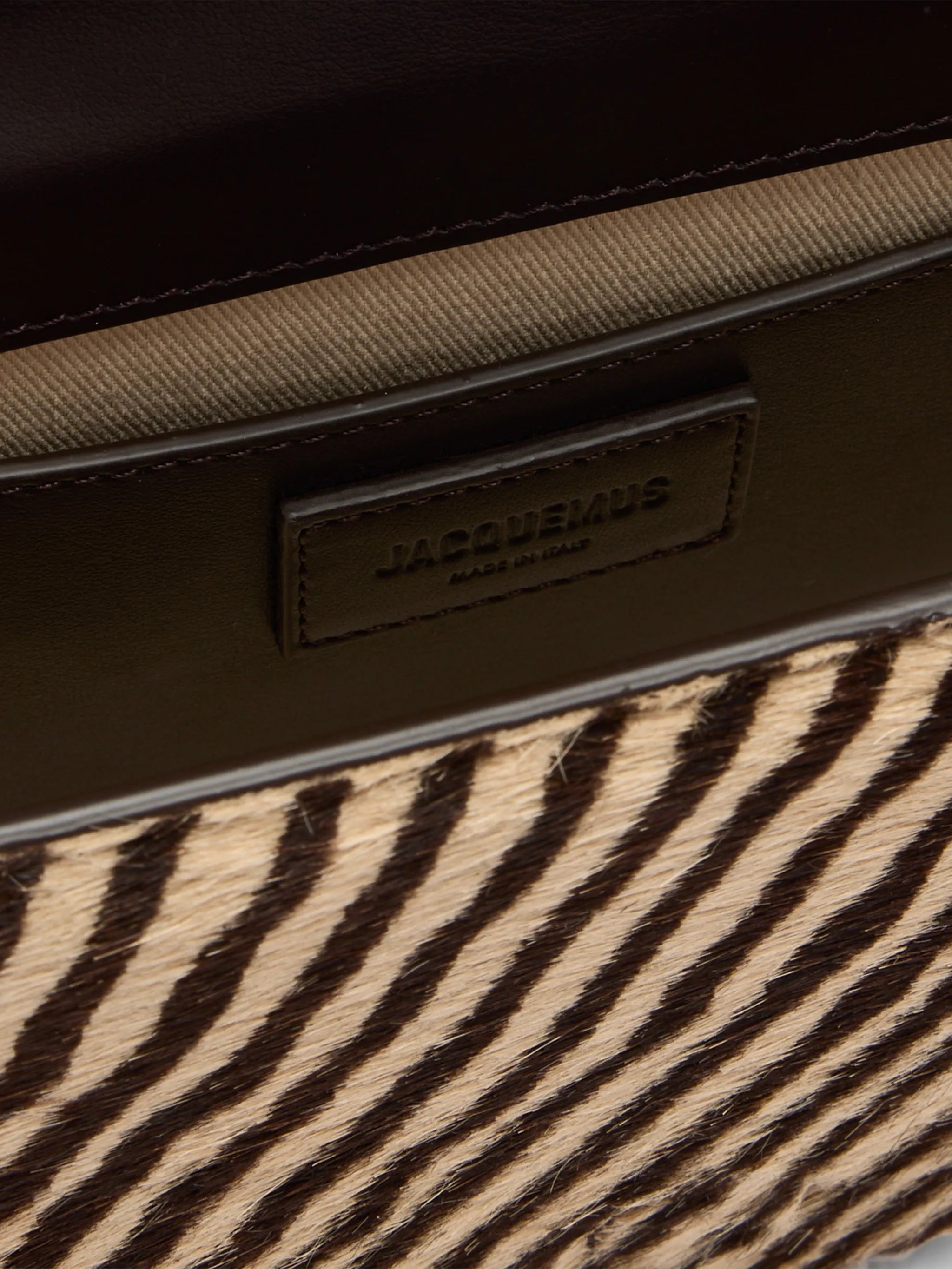 The long Bambino animal-print shoulder bag