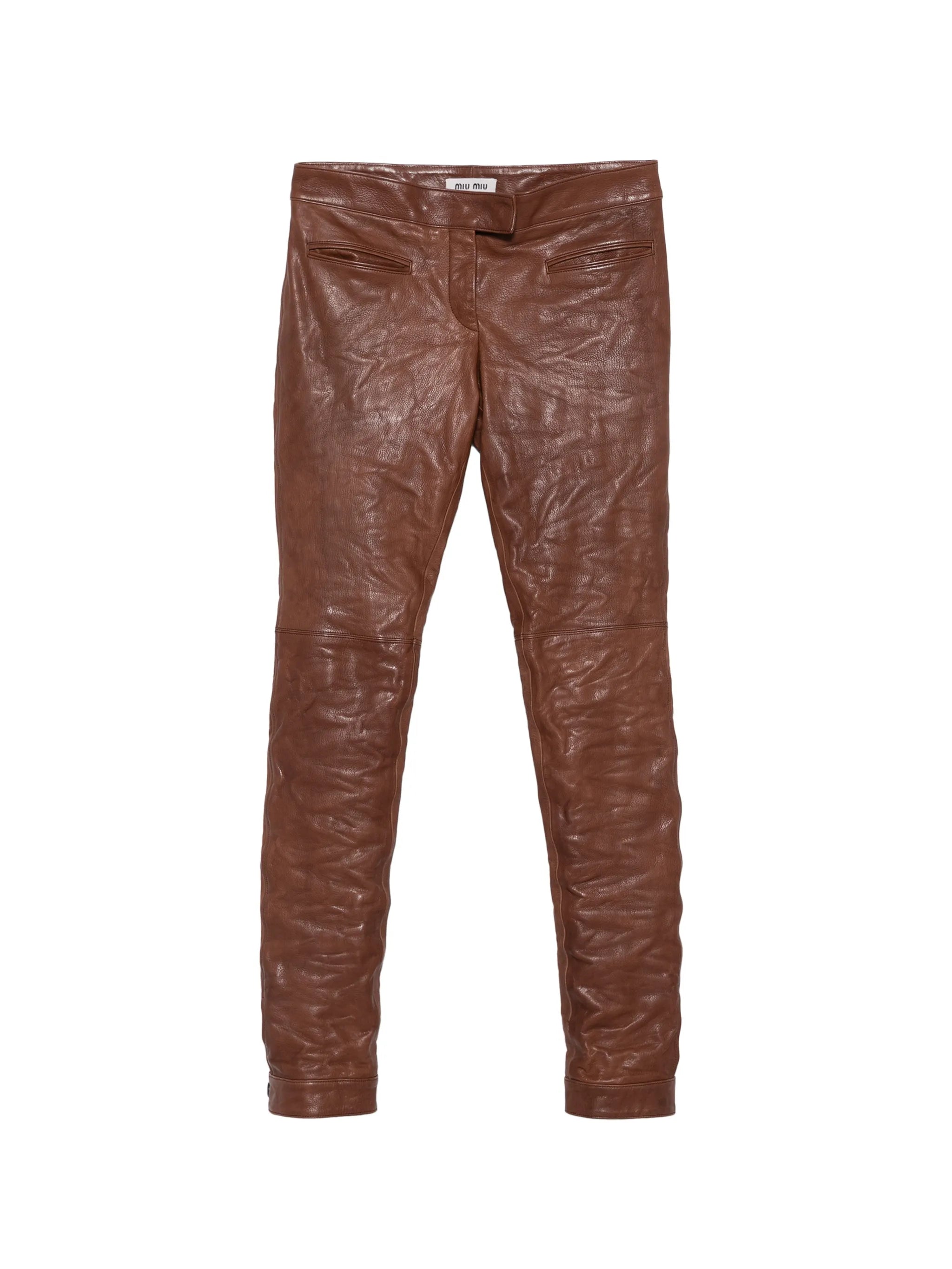 leather trousers